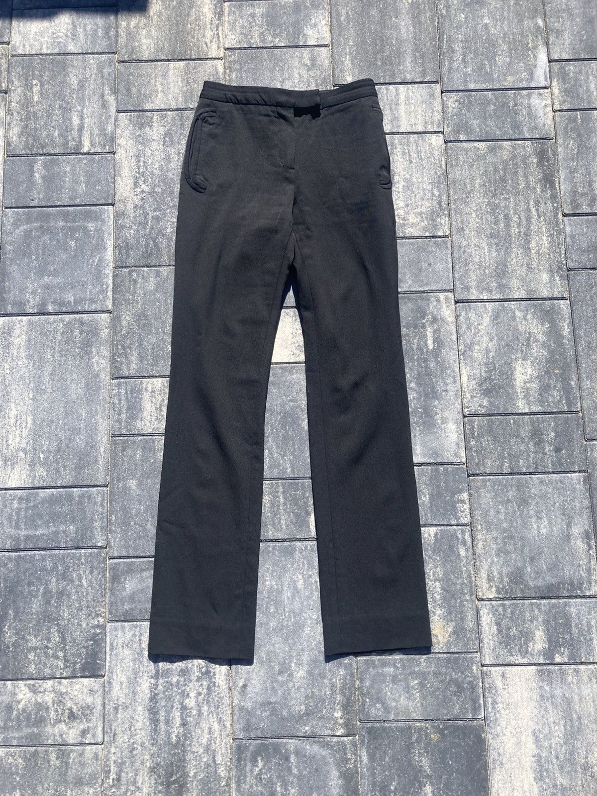 Maison Margiela Vintage Maison Martin Margiela Wool Suit Trousers Black Size US 26 / EU 42 - 1 Thumbnail
