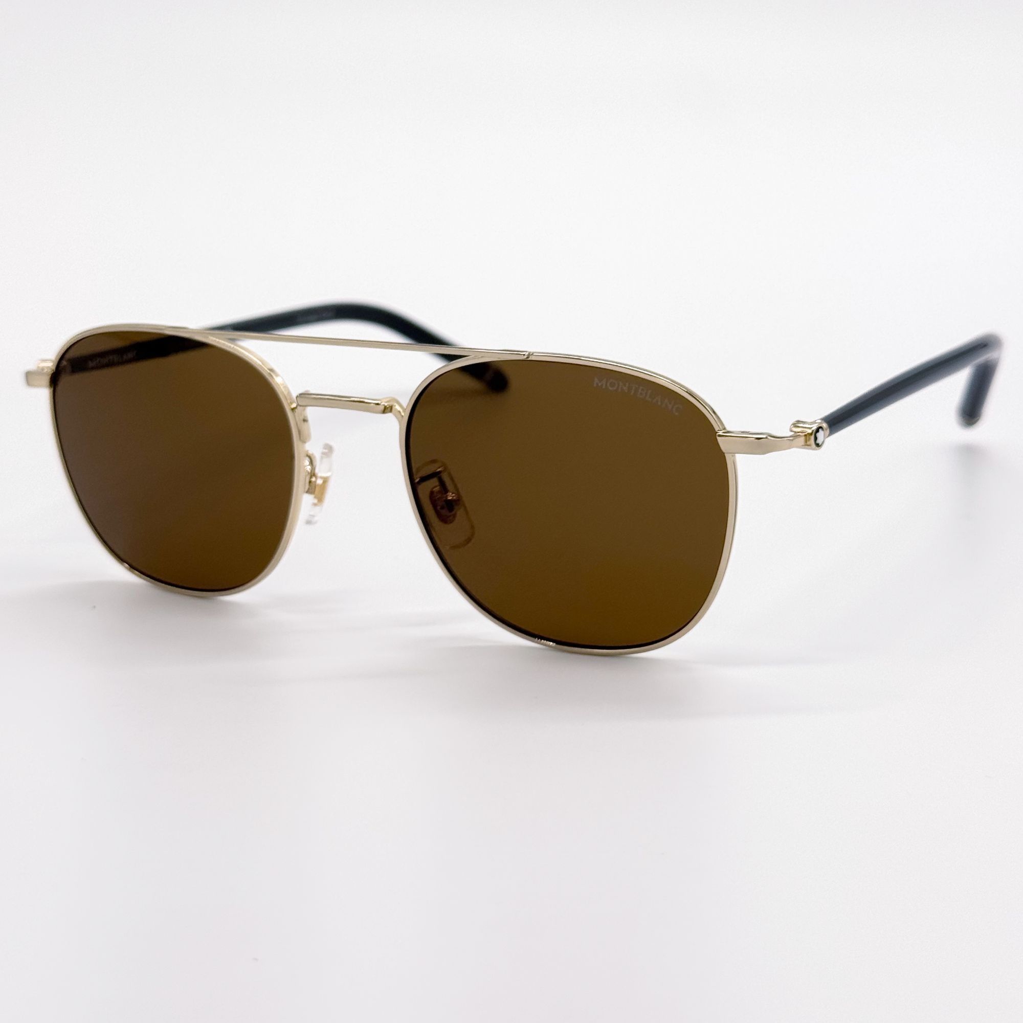 Montblanc NEW MONTBLANC SUNGLASSES MEN BLACK/BROWN MB0271S 004 EYEWEAR Size ONE SIZE - 2 Thumbnail
