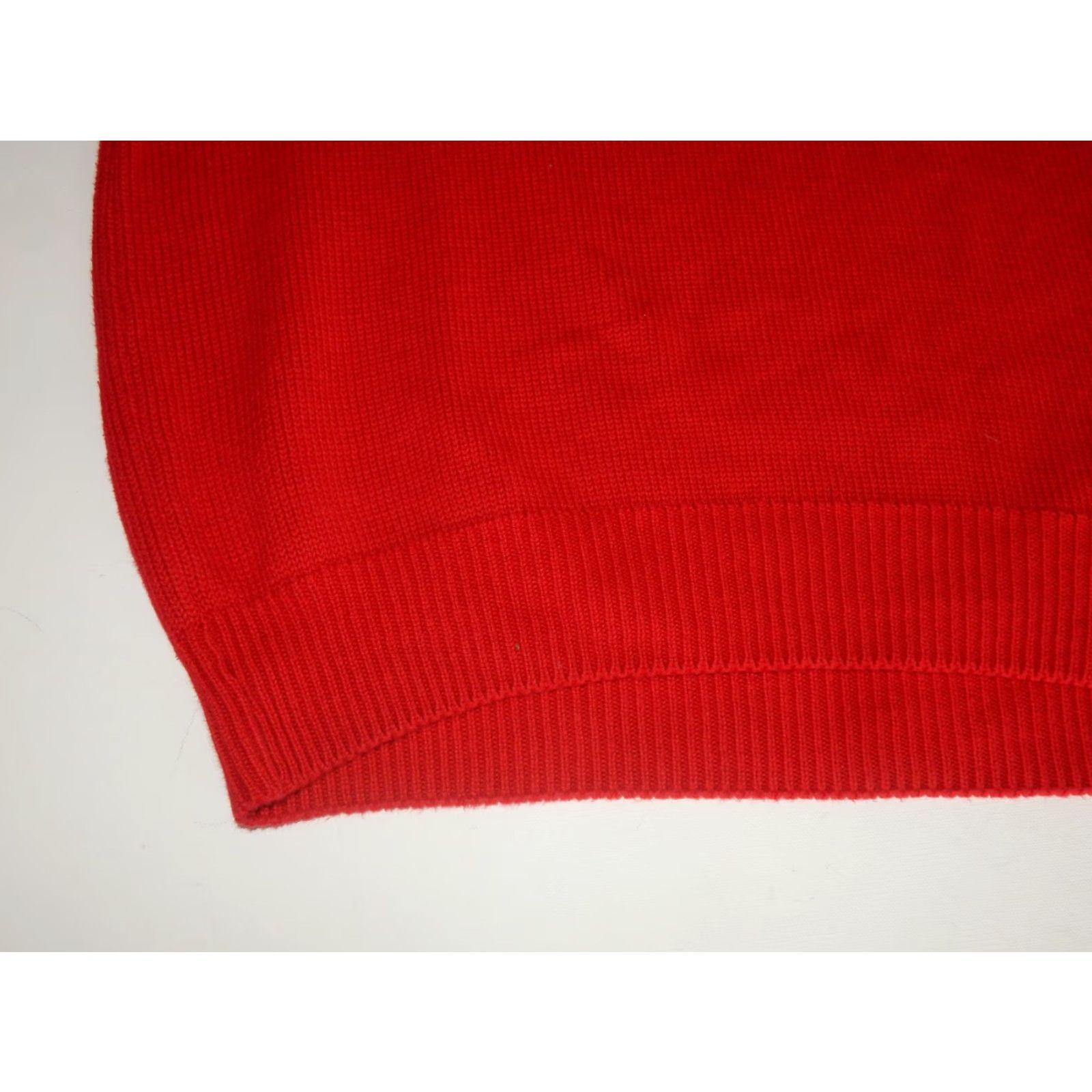Lands' End VINTAGE Lands' End Cotton Sweater Pullover Size L Red Mens USA Made Size US L / EU 52-54 / 3 - 2 Thumbnail