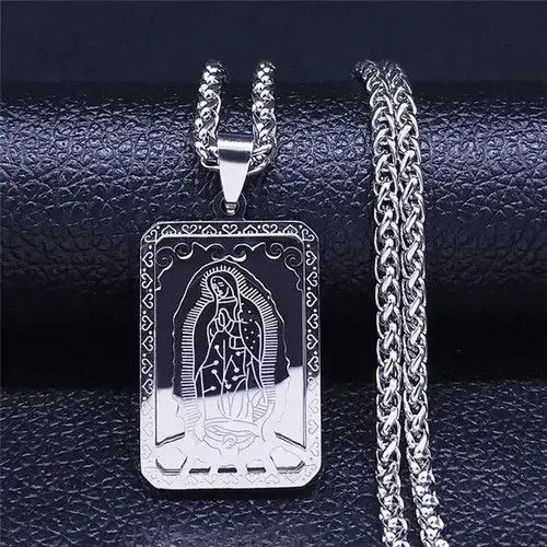 Other Virgin Mary Medal Our Lady of Guadalupe Pendant Necklace Size ONE SIZE - 1 Thumbnail