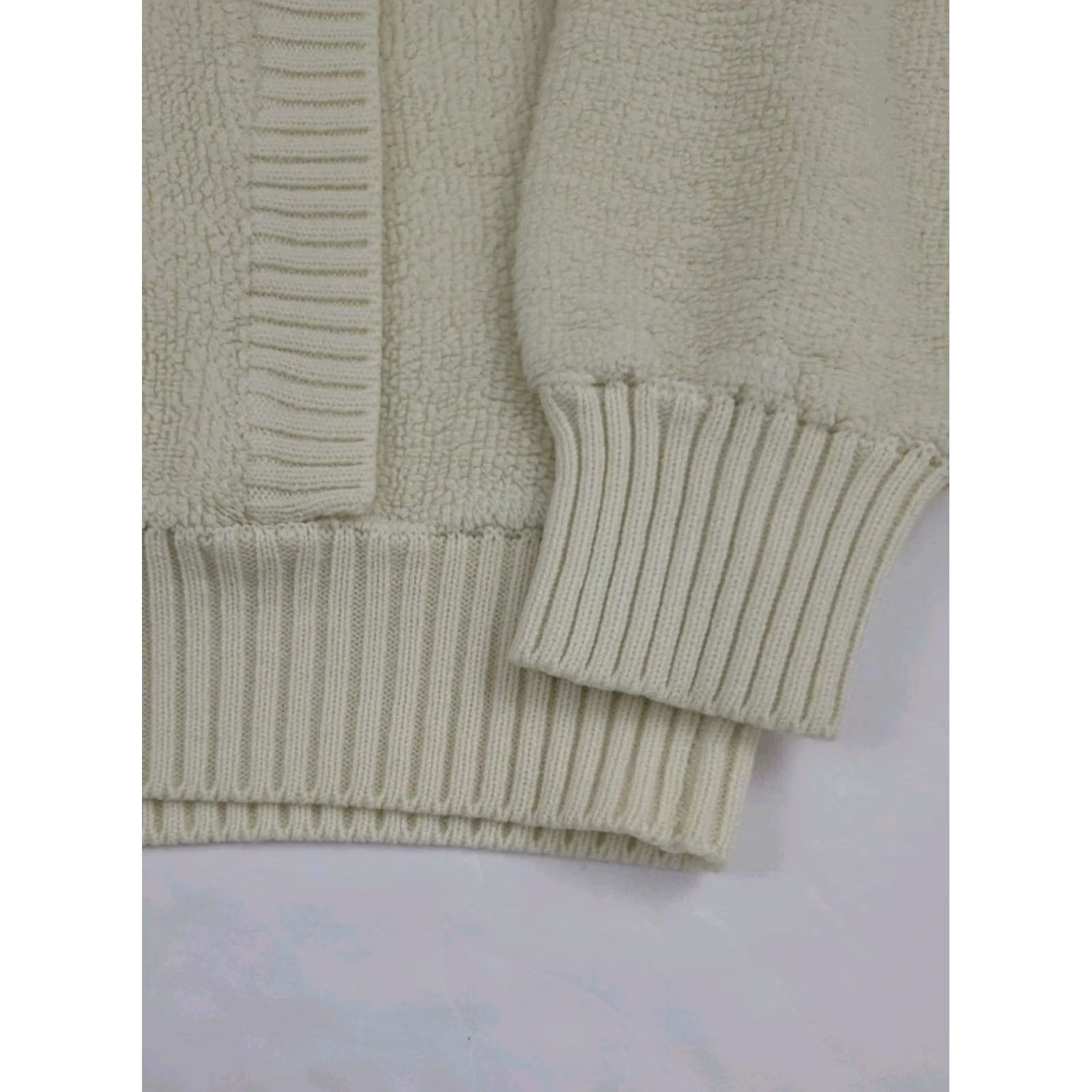 Vintage VINTAGE Silvermans Sweatshirt Pullover Shawl Collar Knit Terry USA 70s 70s White Size S/M Men Mens Size US S / EU 44-46 / 1 - 4 Thumbnail