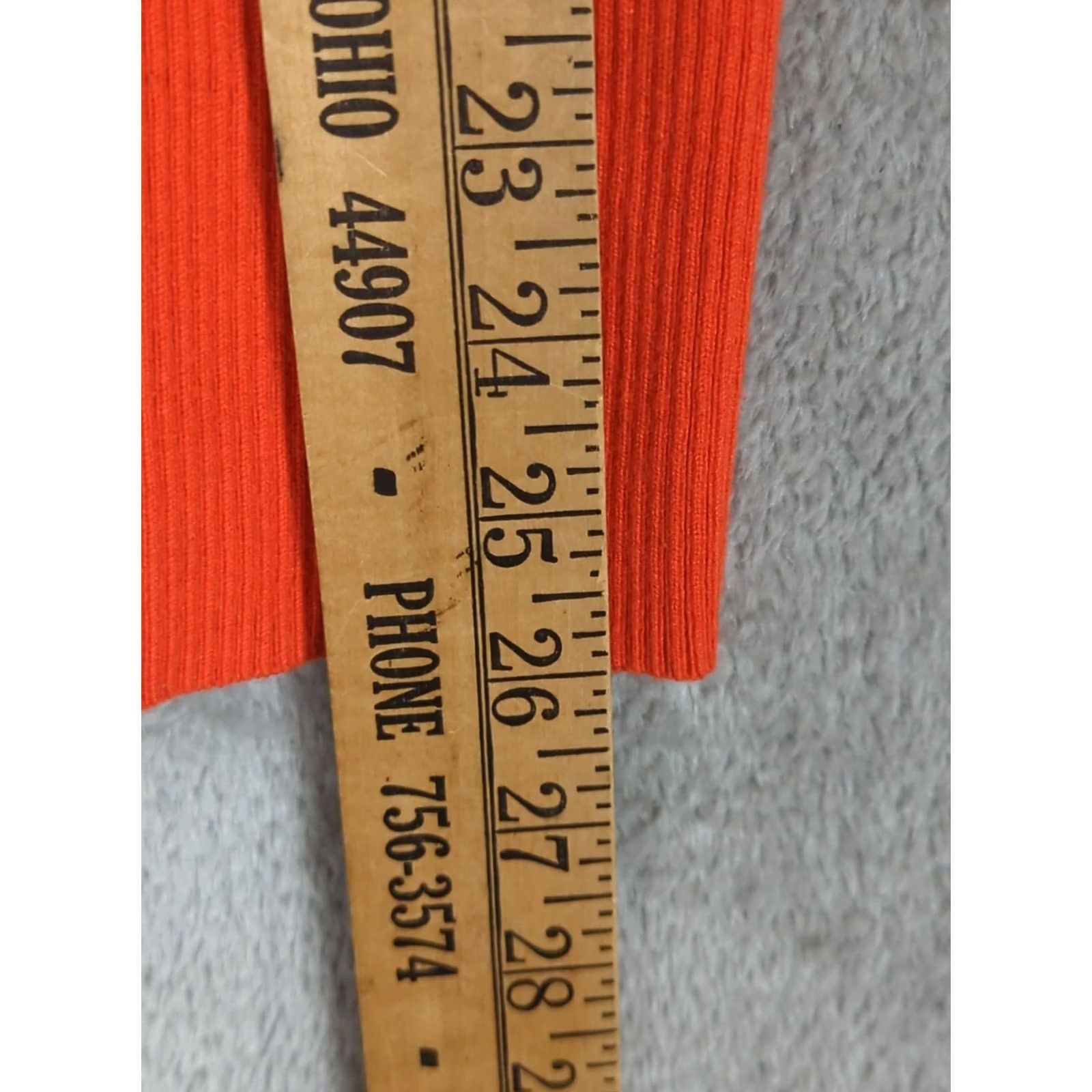 Ralph Lauren Lauren Ralph Lauren Women's Ribbed Turtleneck Orange XL Metal Logo Sweater Size XL / US 12-14 / IT 48-50 - 6 Thumbnail