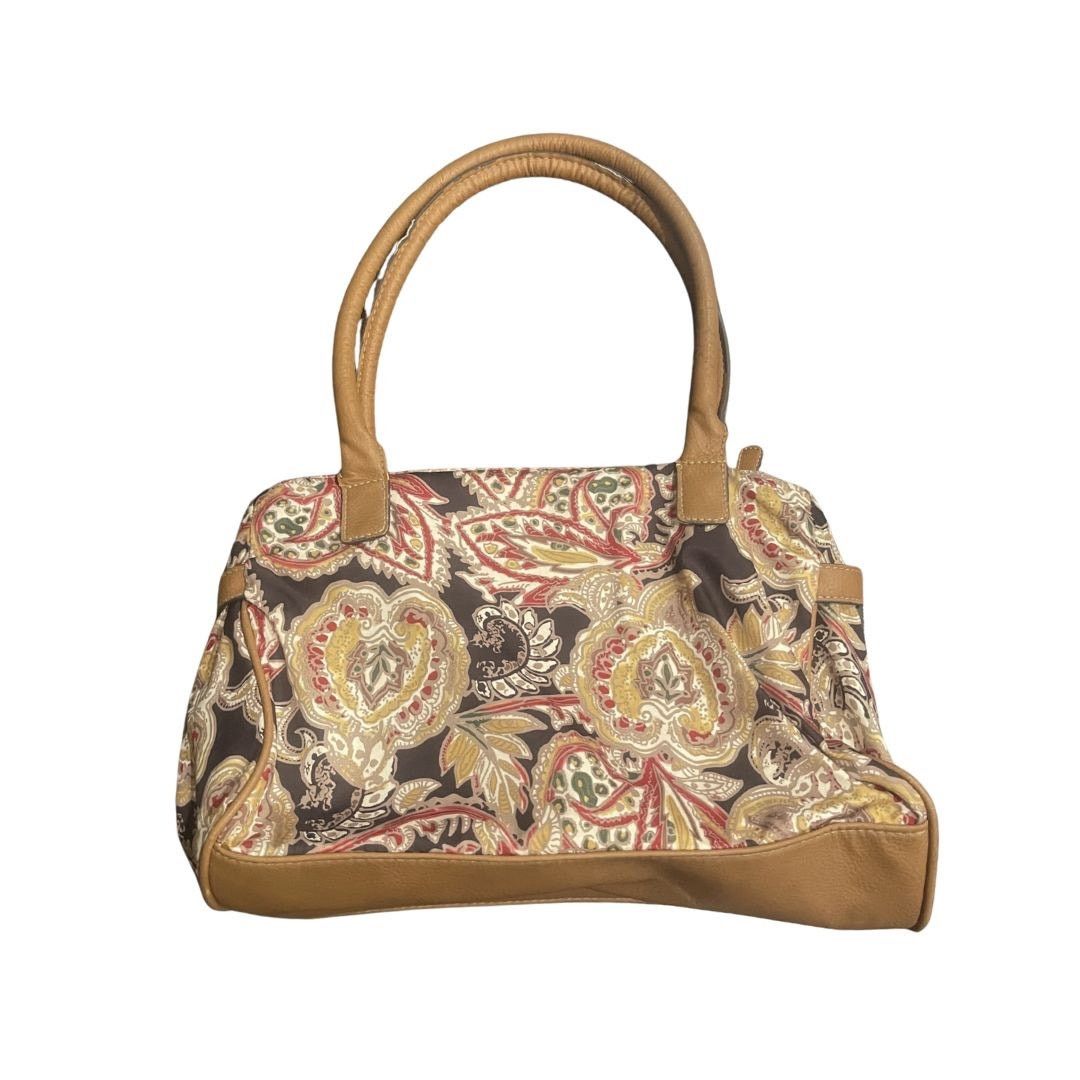 Croft & Barrow Paisley Tapestry Shoulder Bag Faux Leather Tim Western Boho Size ONE SIZE - 2 Thumbnail
