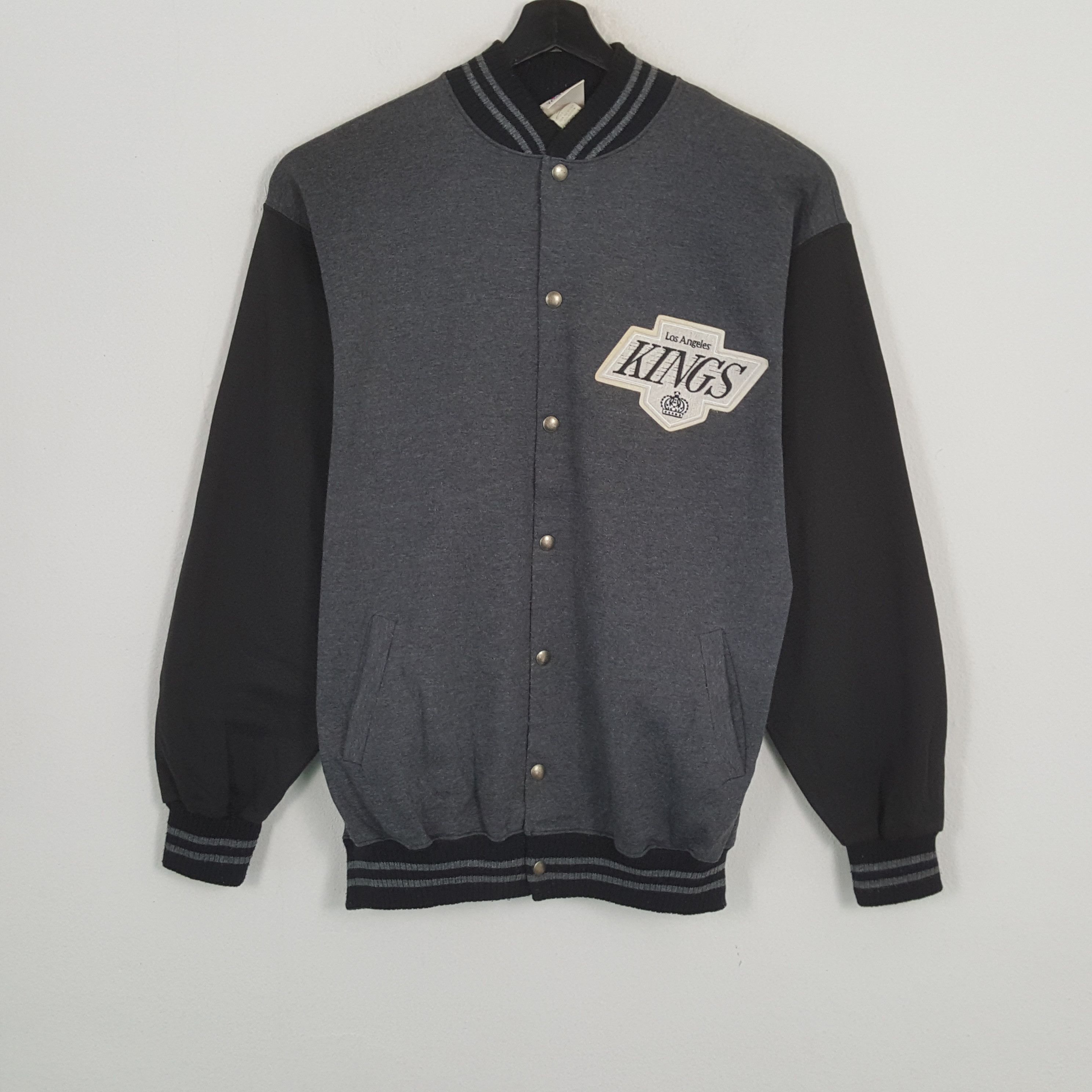NHL × Vintage LOS ANGELES KINGS NHL Ice Hockey Team Varsity Jacket Size US XL / EU 56 / 4 - 3 Thumbnail