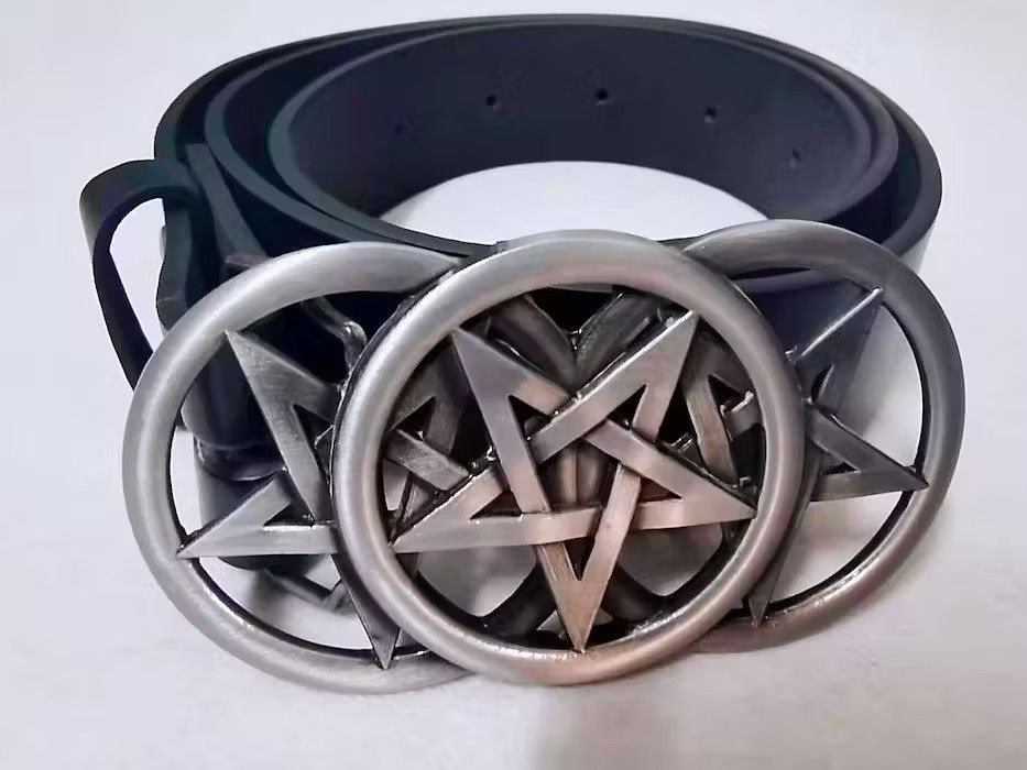 Leather Fashion retro personality belt💖 Size ONE SIZE - 2 Thumbnail