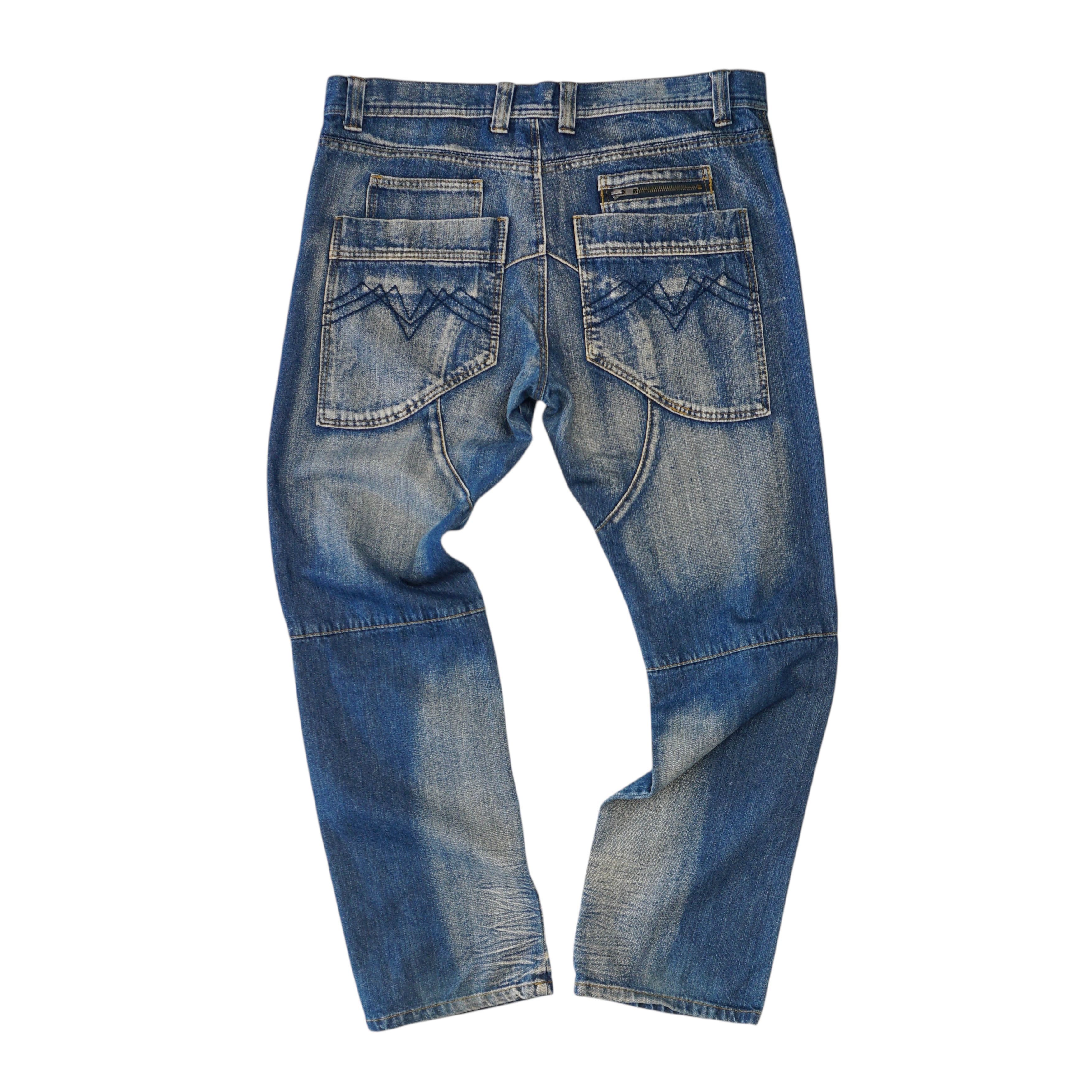 Rainbow Rainbow Archive Y2K Baggy Washed Denim Jeans Size US 36 / EU 52 - 2 Thumbnail