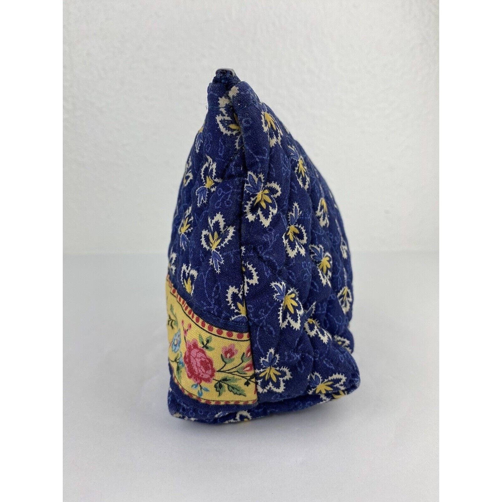 Vera Bradley VTG Vera Bradley Cosmetic Pouch Bag Mason Blue Zip Floral Size ONE SIZE - 3 Thumbnail