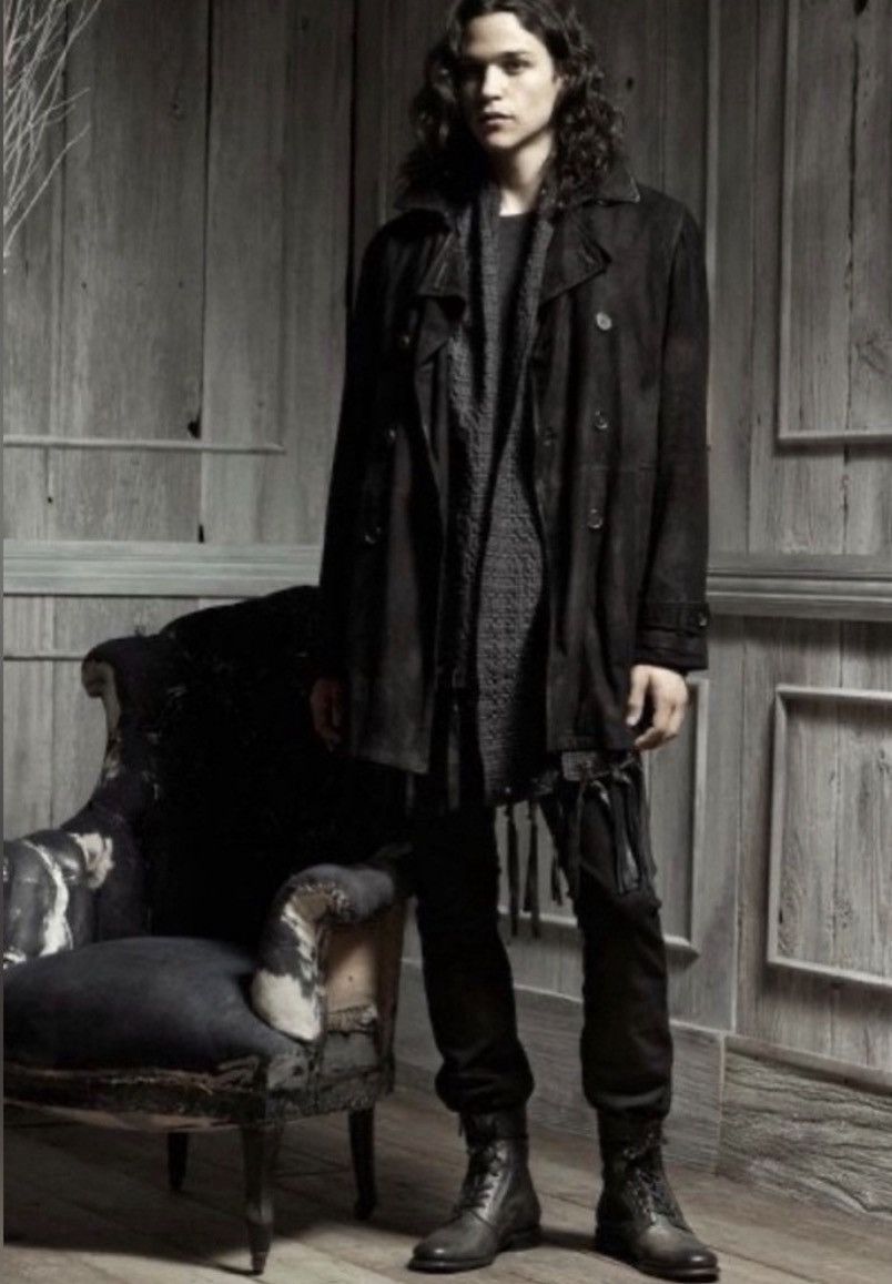 John Varvatos Goat suede trench coat EU 48 USA 38 Size US M / EU 48-50 / 2 - 2 Thumbnail