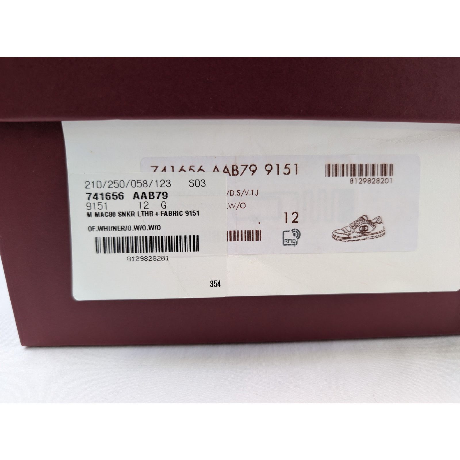 Gucci o1rshd1 Men's Mac80 GG Low Top Sneakers in Off-White Size US 12.5 / EU 45-46 - 19 Thumbnail