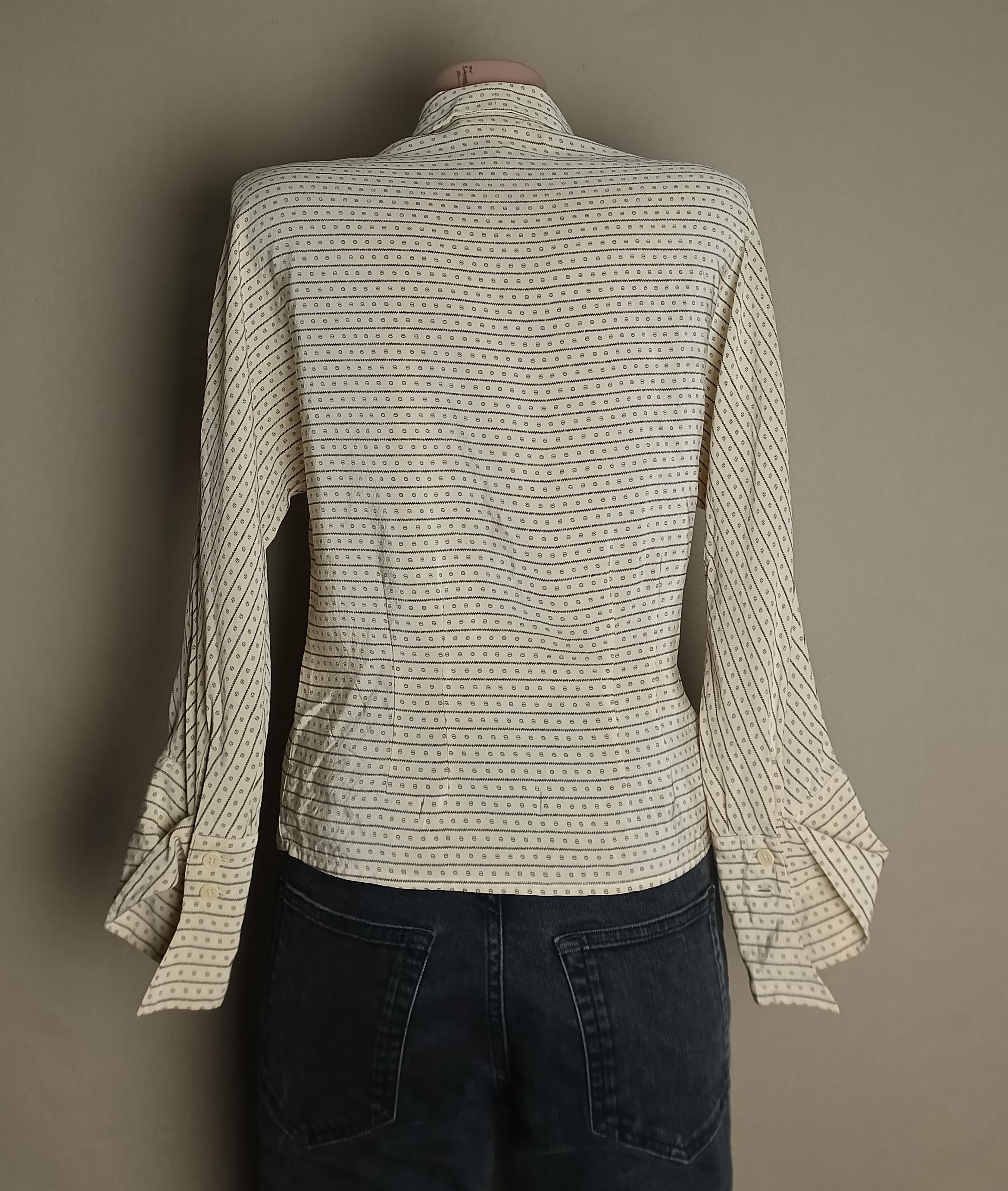 Designer TOAST Abstract Print Silk Blouse Shirt UK 8 Size S / US 4 / IT 40 - 3 Thumbnail