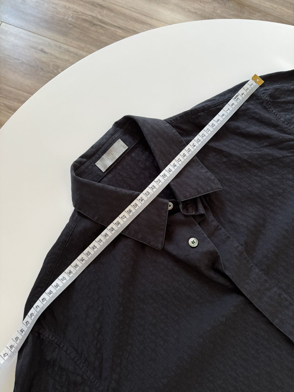 Dior Dior Black Monogram Shirt Hidden Buttons Long Sleeve Size US S / EU 44-46 / 1 - 23 Thumbnail