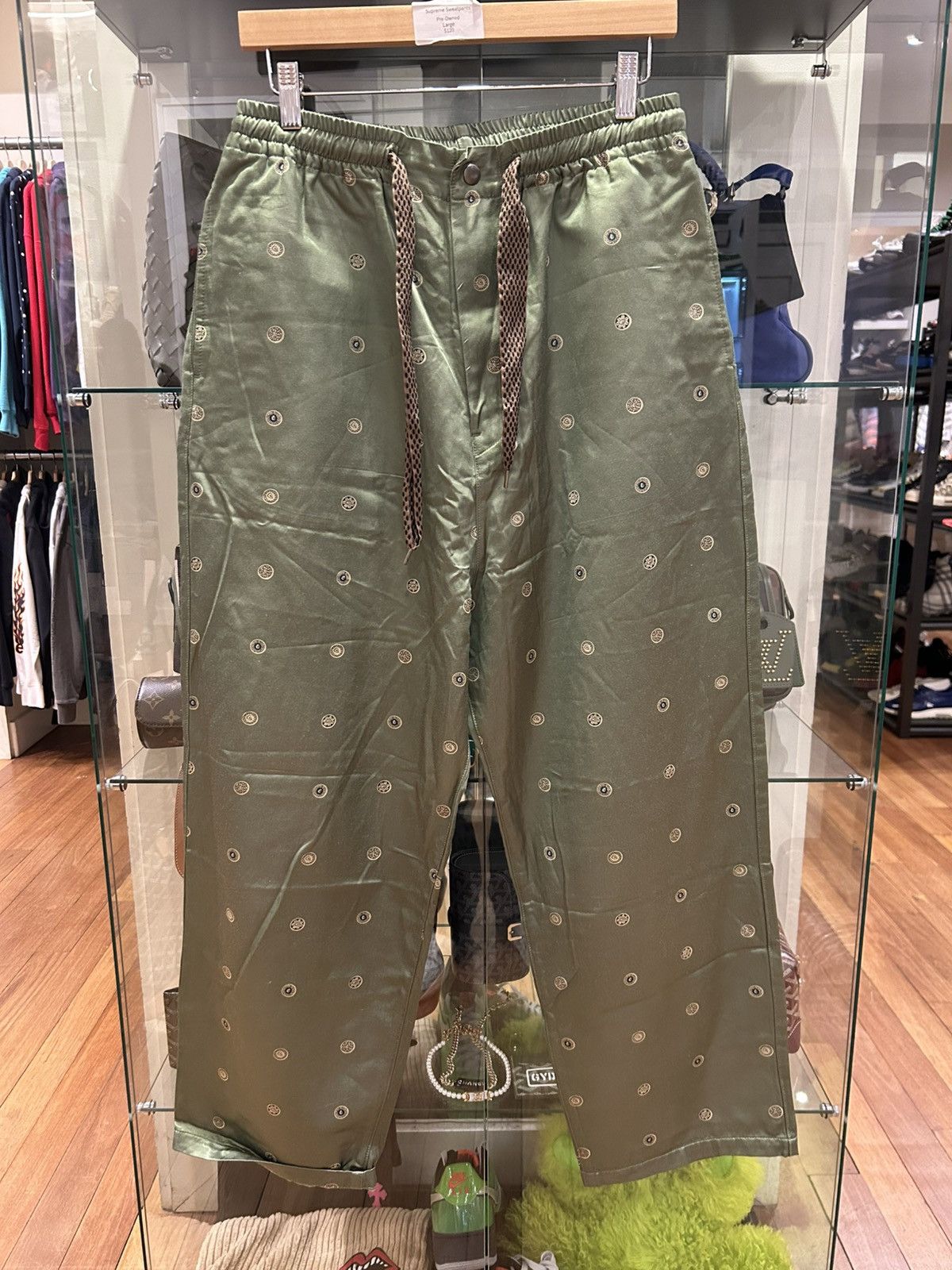 Kapital Kapital Brushed Back Bean Pattern Cotton Rayon Easy Pants Size US 32 / EU 48 - 1 Thumbnail