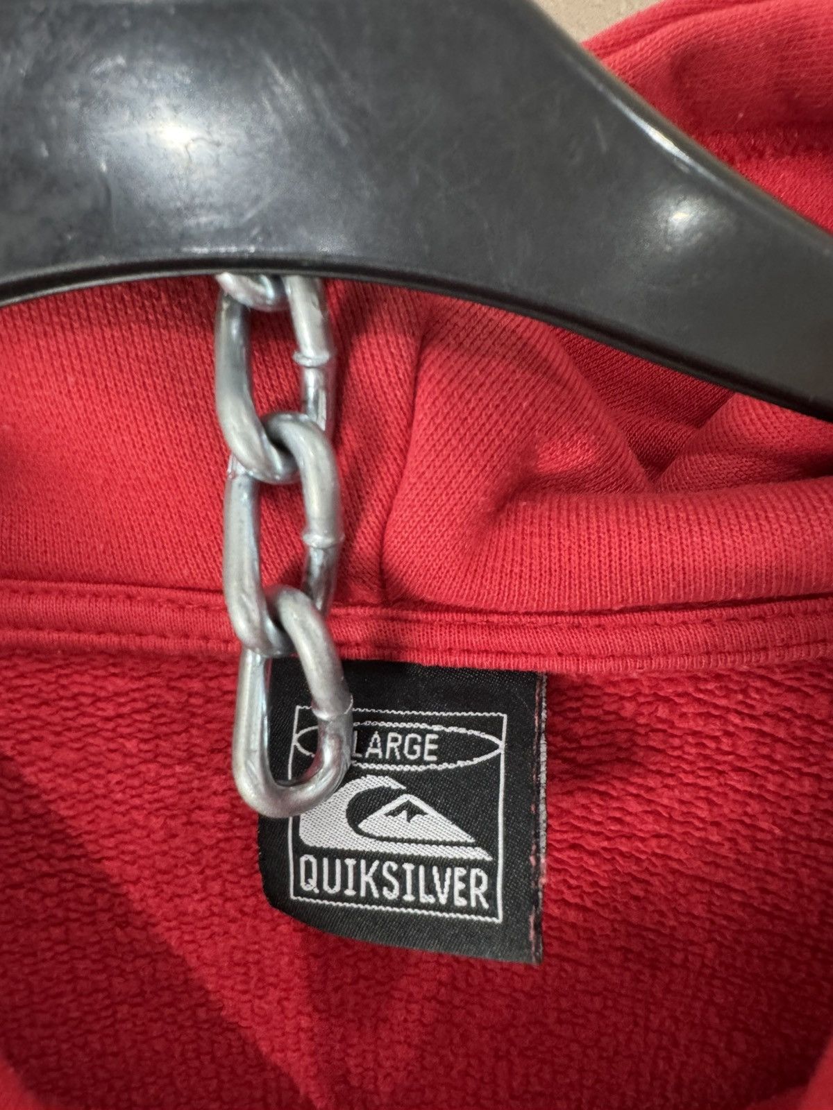 Quiksilver Crazy Baggy Vintage 90’s Y2K Skater Quicksilver Hoodie Size US L / EU 52-54 / 3 - 3 Thumbnail