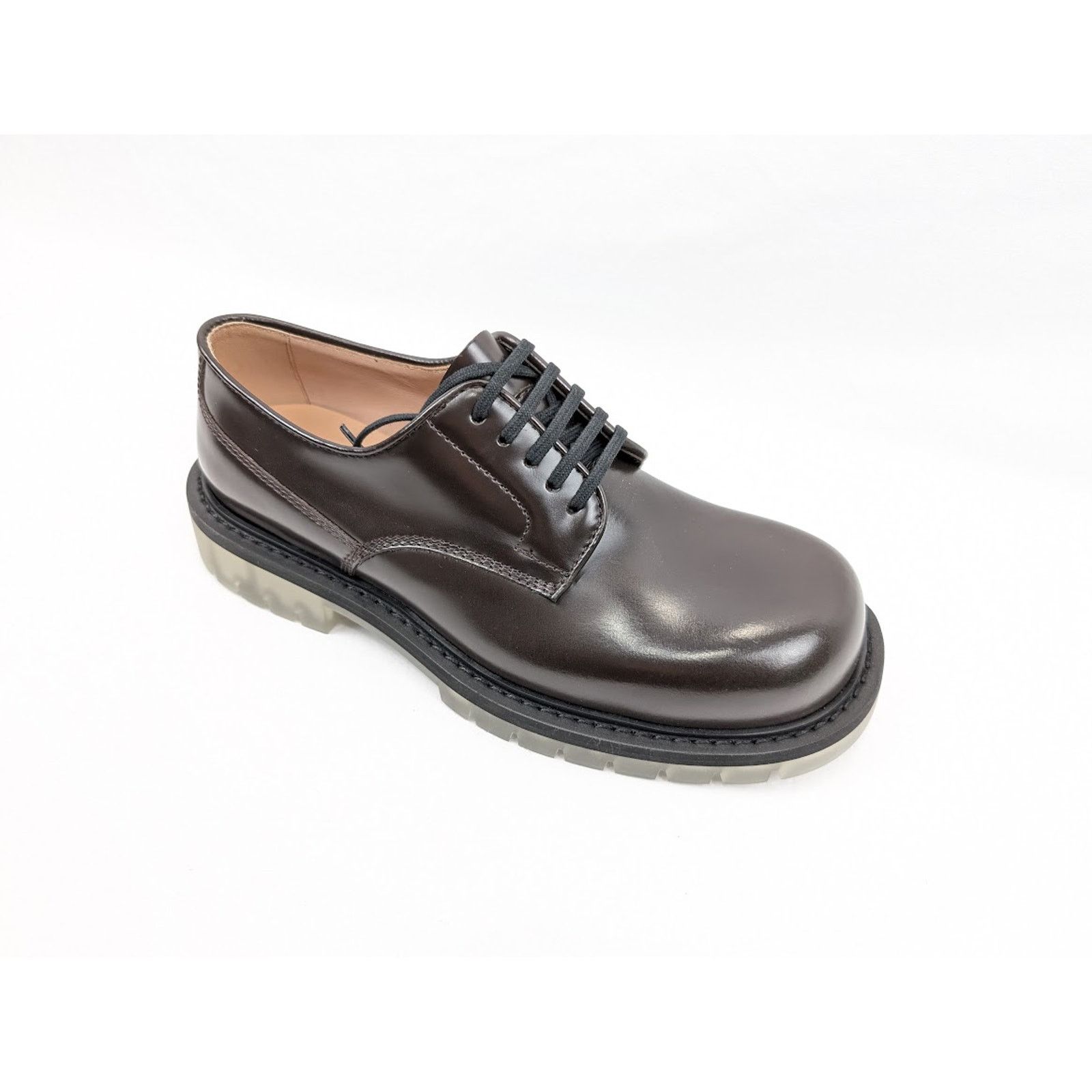 Bottega Veneta o1rshd1 Brushed Calfskin Scarpa Pelle Boots in Espresso Size US 11.5 / EU 44-45 - 4 Thumbnail
