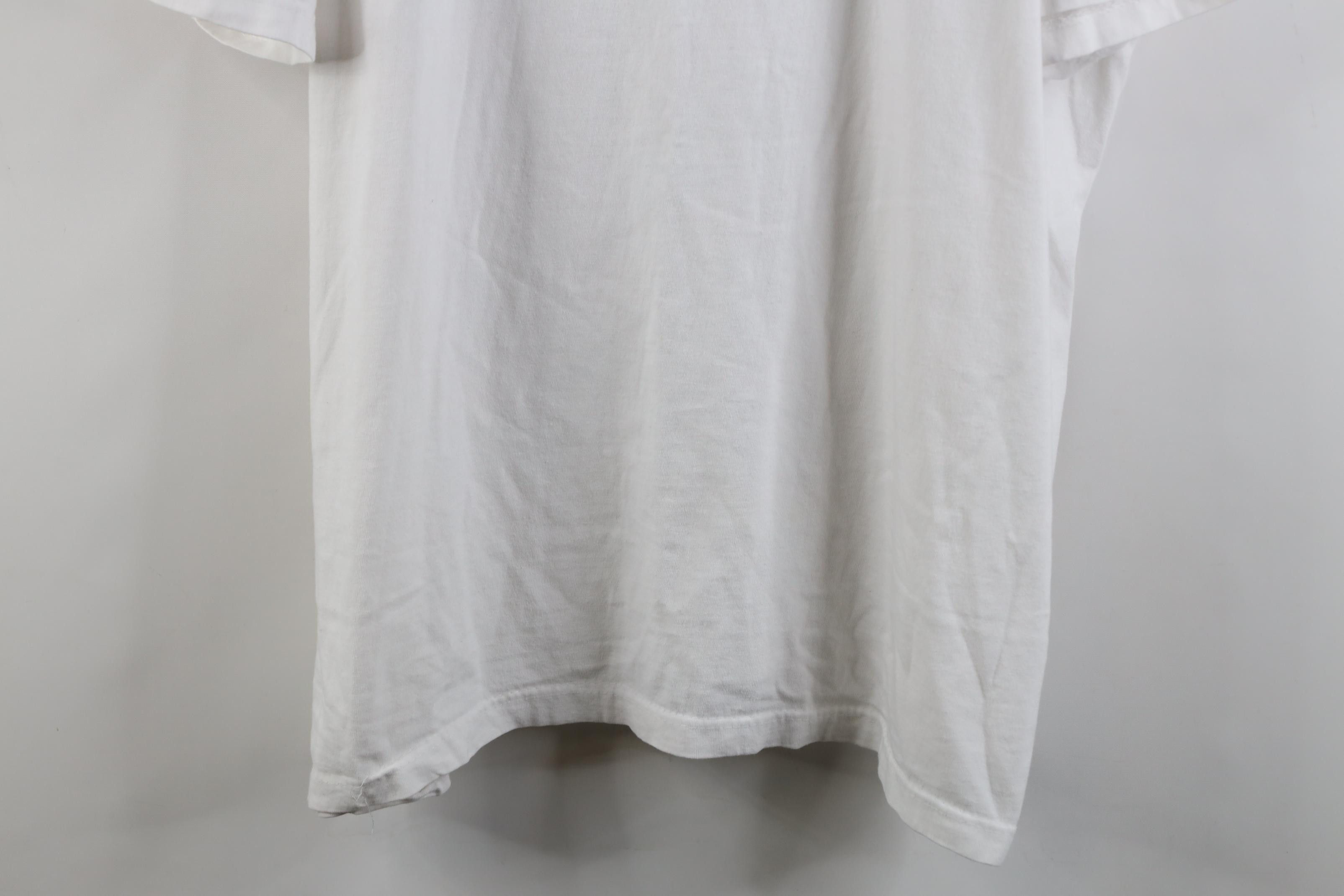 Vintage Vintage 90s Y2K Streetwear Cotton Short Sleeve T-Shirt White Size US XXL / EU 58 / 5 - 3 Thumbnail