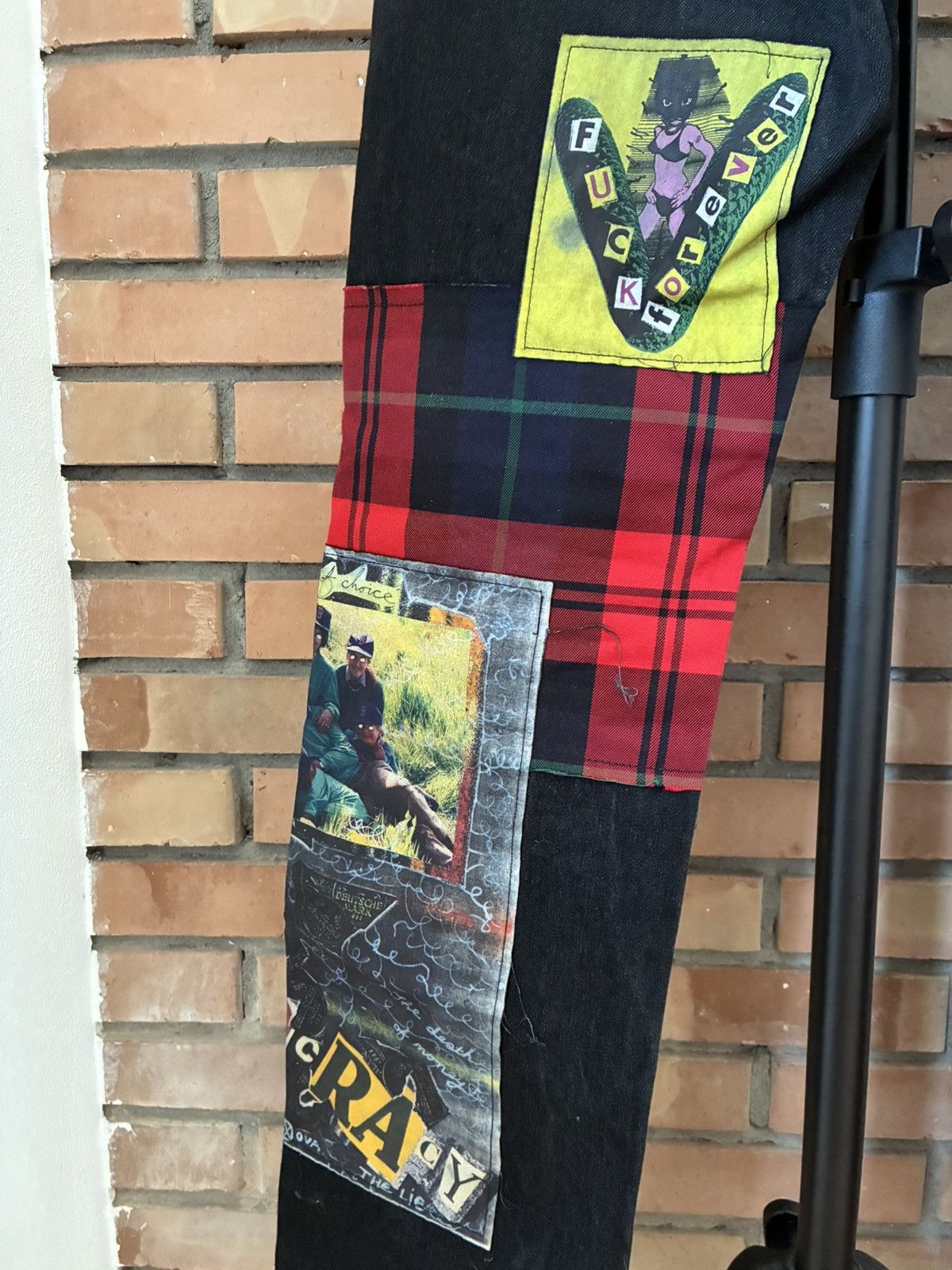 KIDILL KIDILL AW20 Edwin Jamie Reid Punk Patchwork jeans Size US 30 / EU 46 - 7 Thumbnail