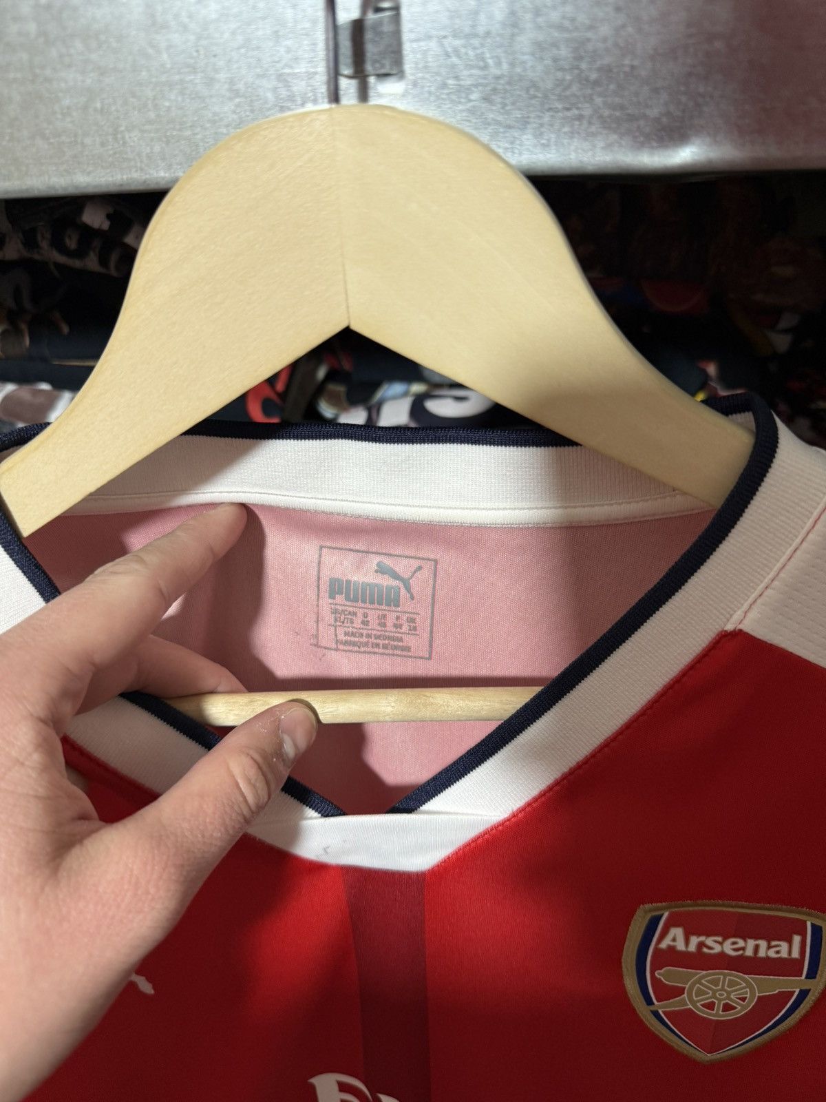 Puma Puma Arsenal 2016 2017 Home Football Soccer Jersey Size US L / EU 52-54 / 3 - 9 Thumbnail