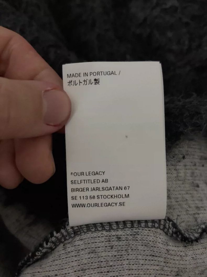 Our Legacy Our Legacy size52 A horsehair sweater with thin hair Size US L / EU 52-54 / 3 - 5 Thumbnail