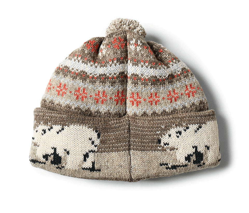 Kapital Kountry 5G Wool Polar Bear Knit Cap Size ONE SIZE - 2 Thumbnail