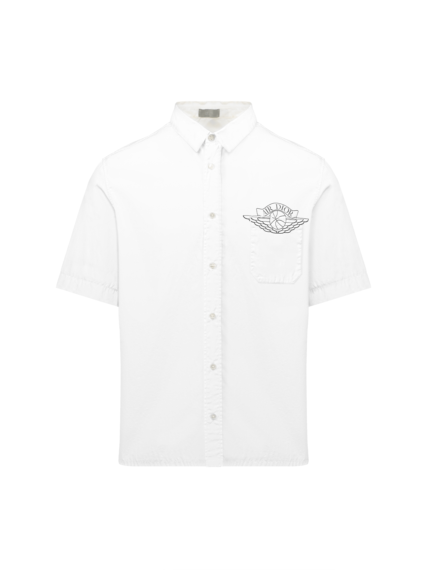 Dior Dior x Air Jordan logo white shirt Size US XXS / EU 40 - 1 Thumbnail