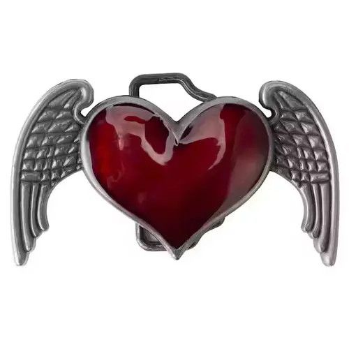 Other Red Angel Heart belt buckle ( no belt ) Size ONE SIZE - 3 Thumbnail