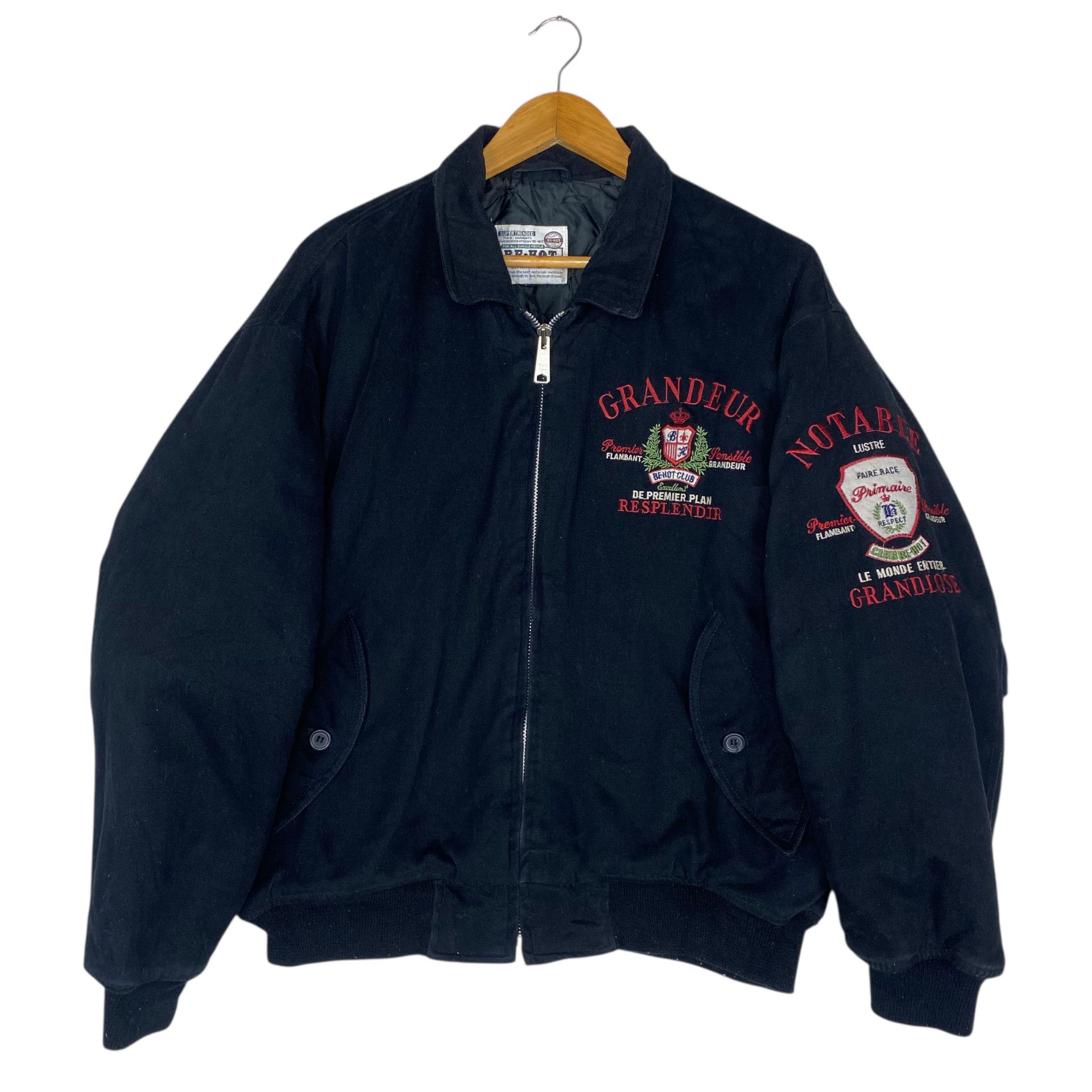 Japanese Brand 💥 JAPAN BB-HOT BAGGY BOMBER 90s JACKET Size US L / EU 52-54 / 3 - 1 Thumbnail