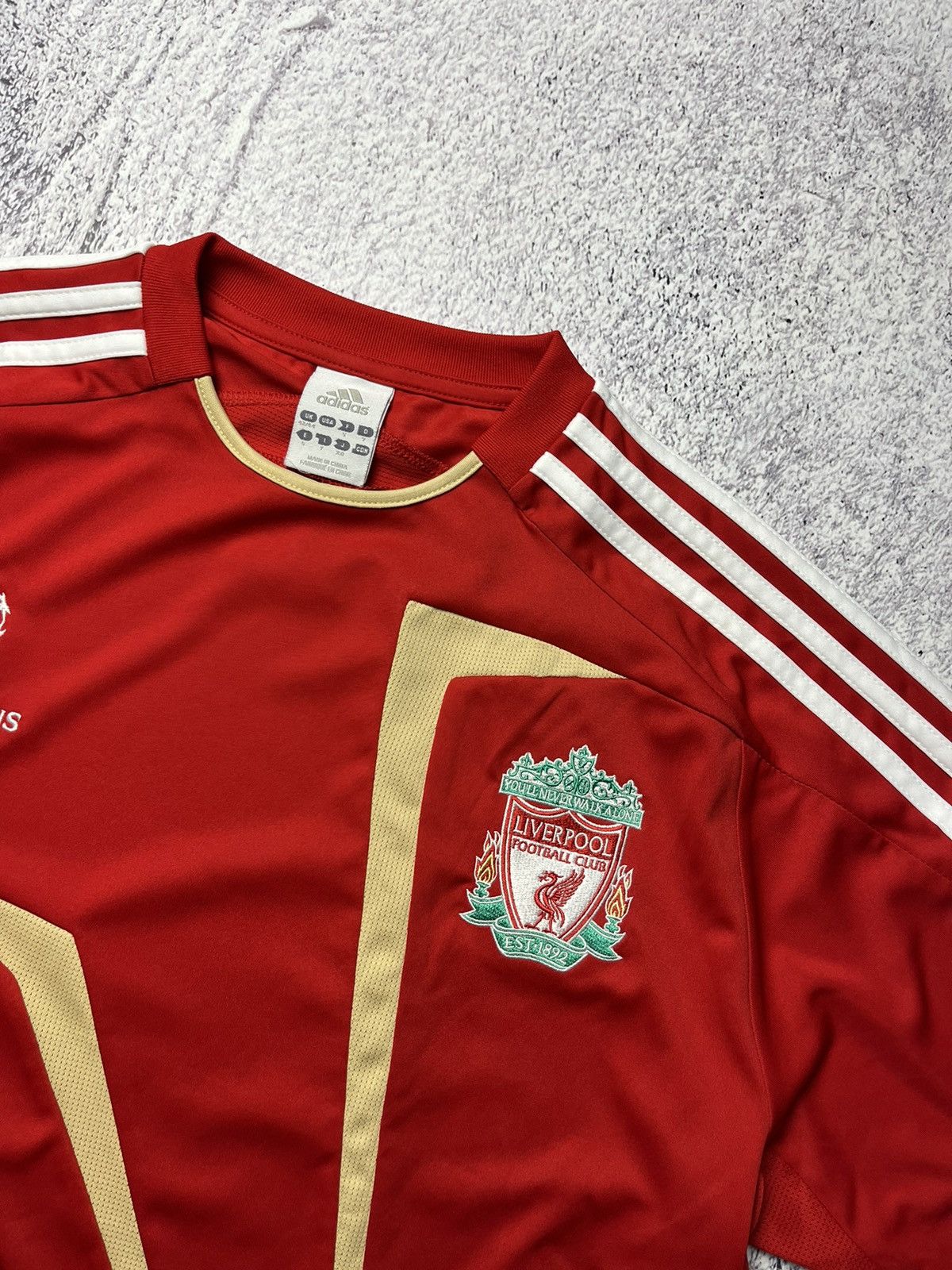 Adidas Liverpool Champions League Training shirt jersey ADIDAS 2009 Size US S / EU 44-46 / 1 - 7 Thumbnail