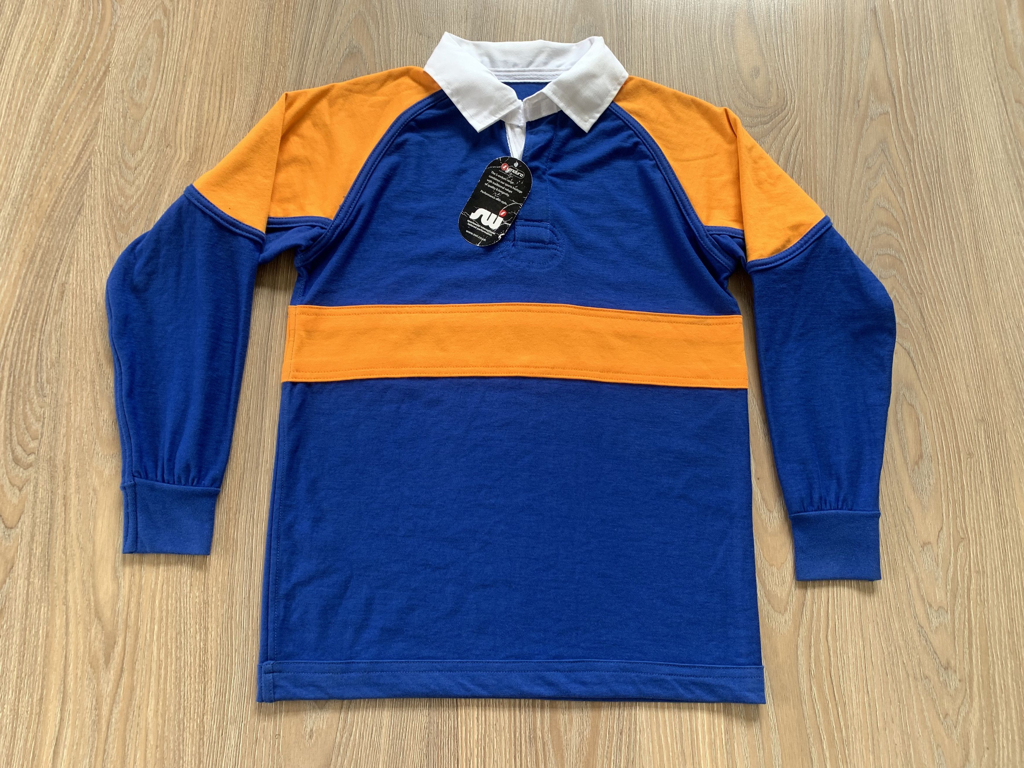 Other Swi Vintage Rugby Striped Cotton Polo LS Size US S / EU 44-46 / 1 - 2 Thumbnail