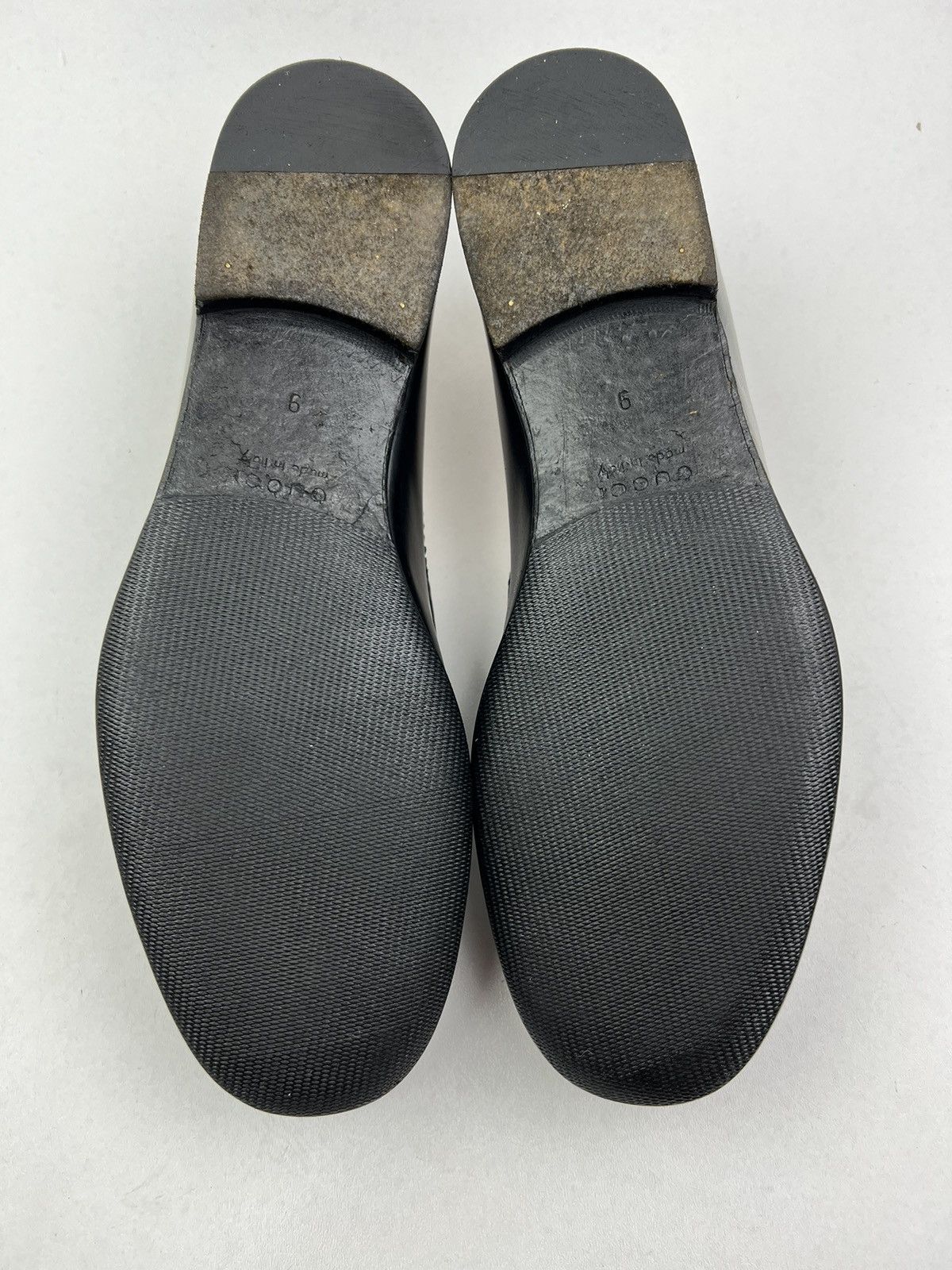 Gucci GUCCI Loafers Leather Penny Shoes GG Logo Black Men’s Size US 9.5 / EU 42-43 - 17 Thumbnail