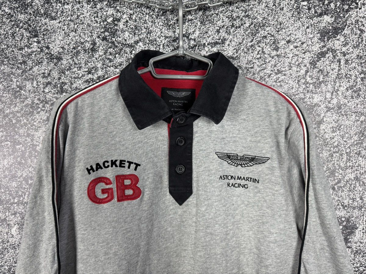 Hackett Hackett Aston Martin Racing Long Sleeve Polo Shirt Size L Size US L / EU 52-54 / 3 - 3 Thumbnail