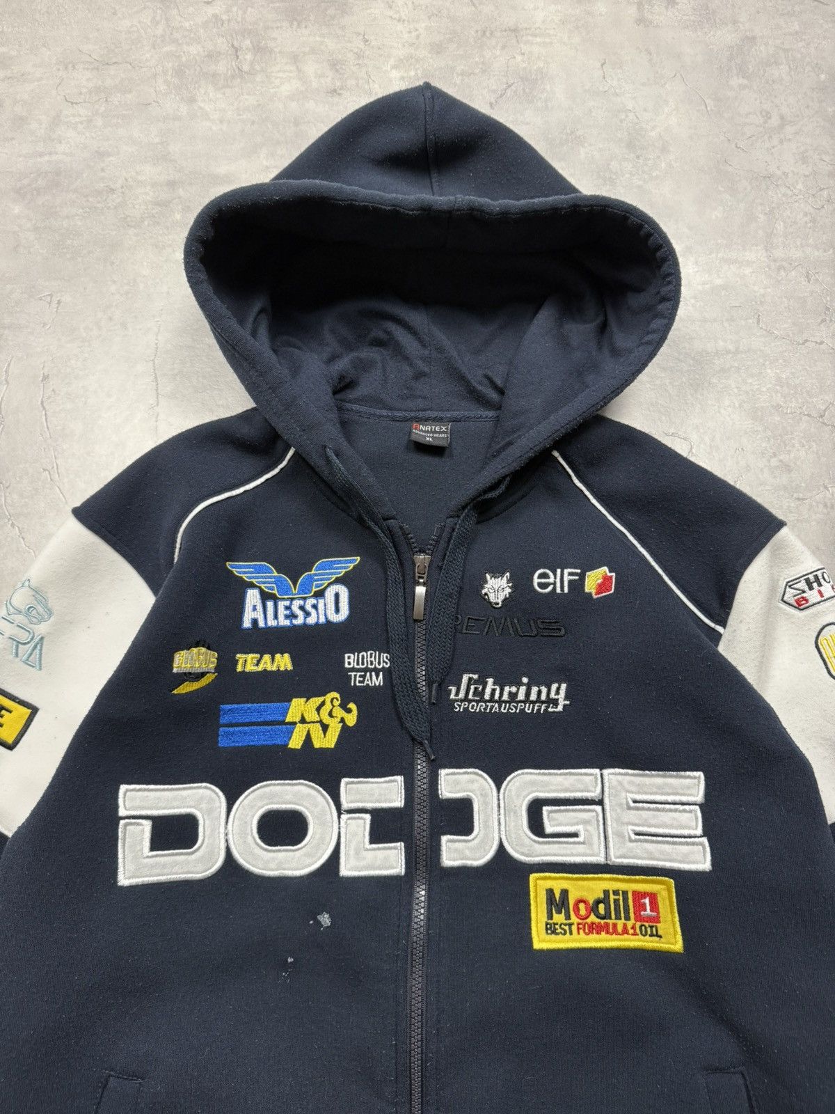 Vintage Dodge Vintage Racing Zip Hoodie Size US XL / EU 56 / 4 - 2 Thumbnail