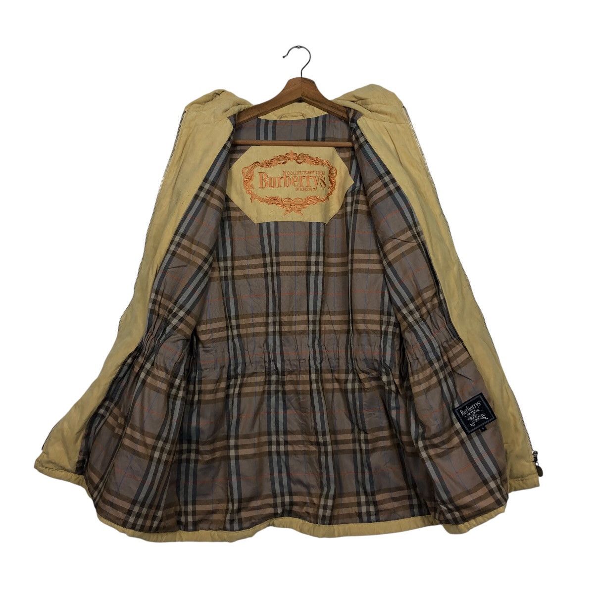 Burberry 📌Vintage Burberrys Parka Jacket Blanket Big Logo Nova Check Size M / US 6-8 / IT 42-44 - 15 Thumbnail