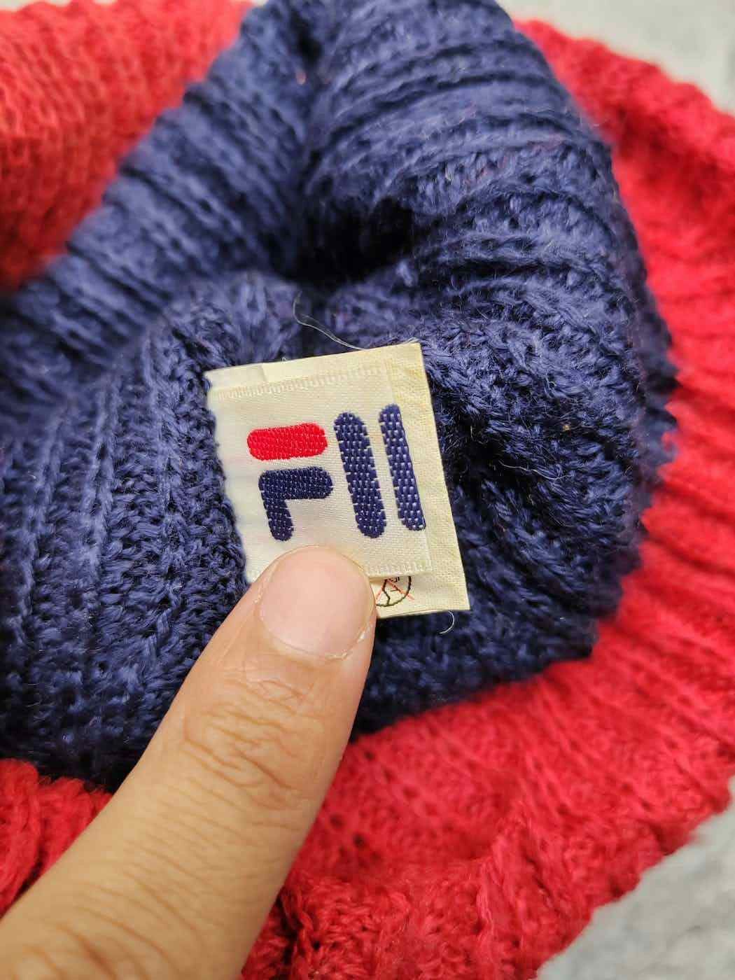 Fila × Vintage Vintage Fila Snowcap Beanie (Made In Japan) Size ONE SIZE - 5 Thumbnail