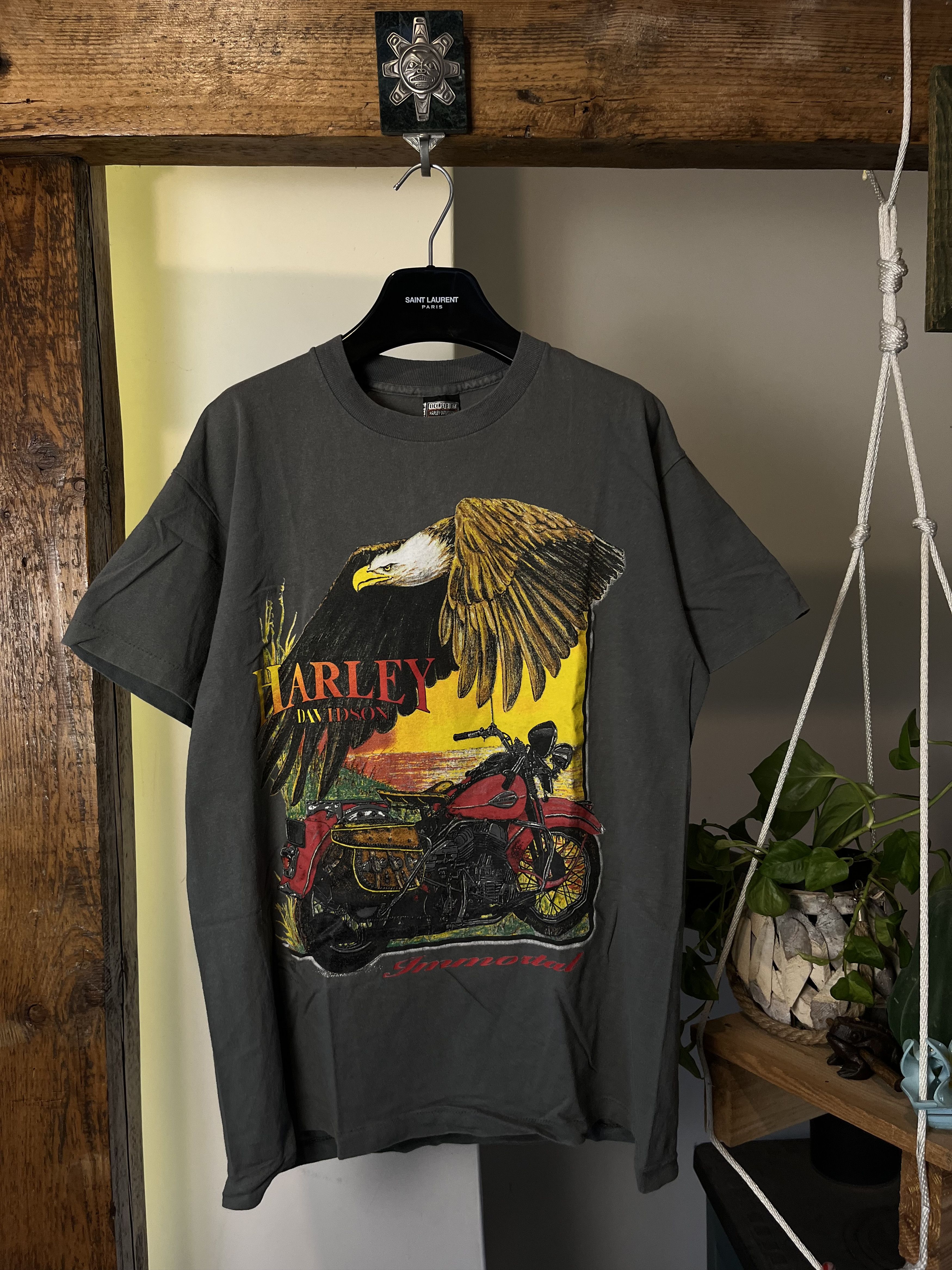 Harley Davidson × Vintage Vintage 1995/96 Harley Davidson Inmortal 90s Size US M / EU 48-50 / 2 - 1 Thumbnail
