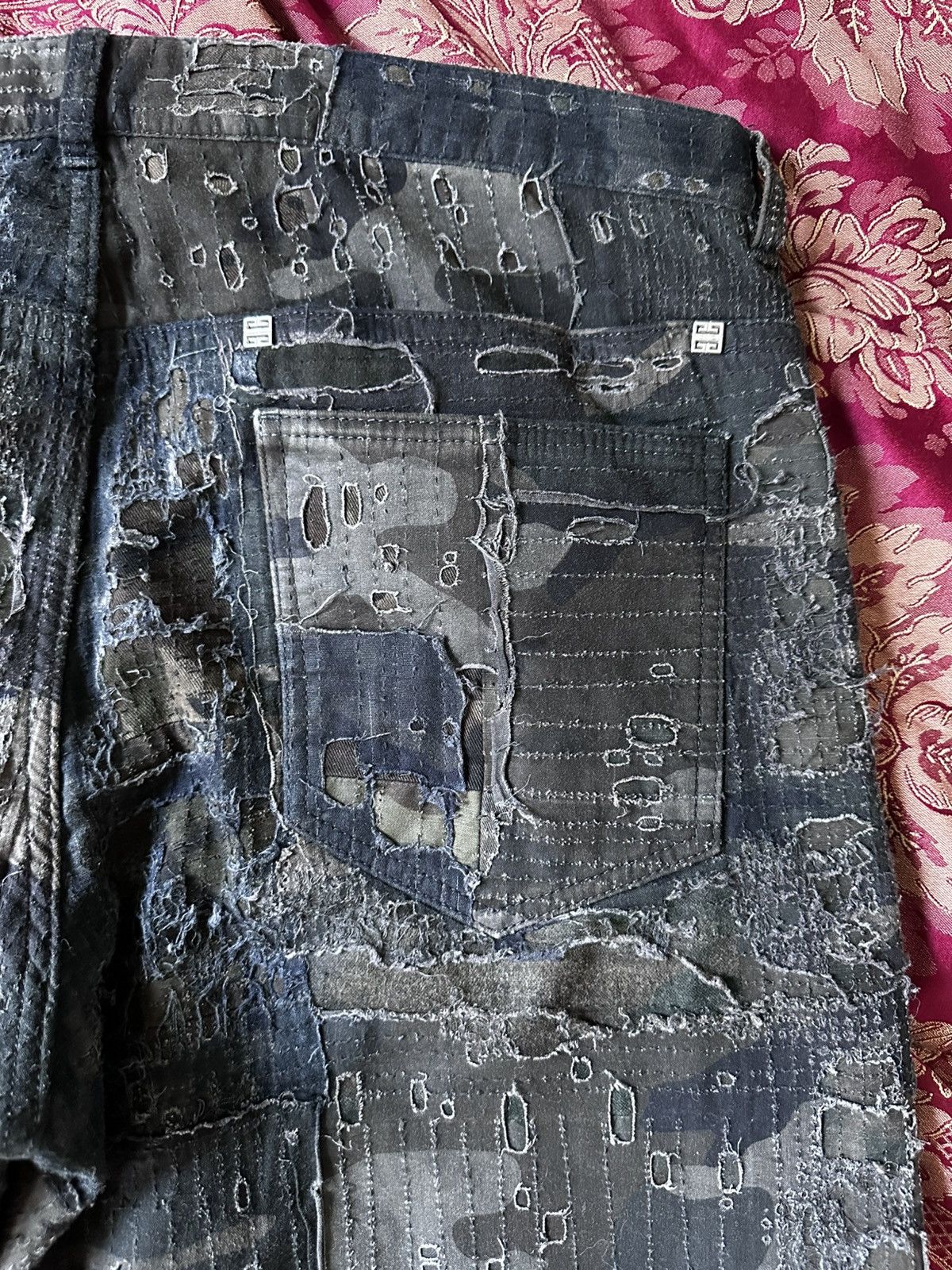 Givenchy Givenchy Boro Camo denim sz38 RARE Size US 38 / EU 54 - 16 Thumbnail