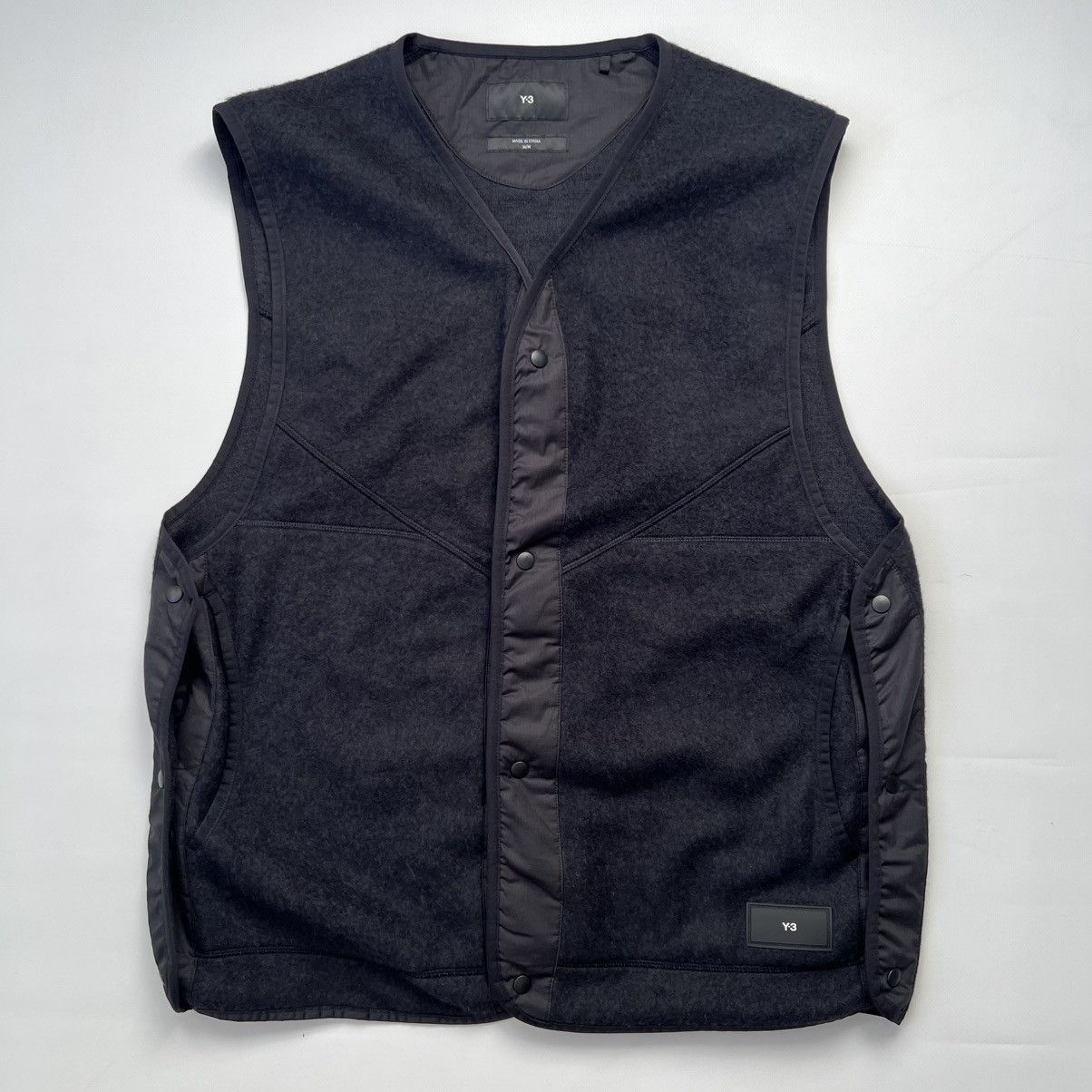 Y-3 Adidas x Yohji Yamamoto wool fleece vest Size US M / EU 48-50 / 2 - 1 Thumbnail