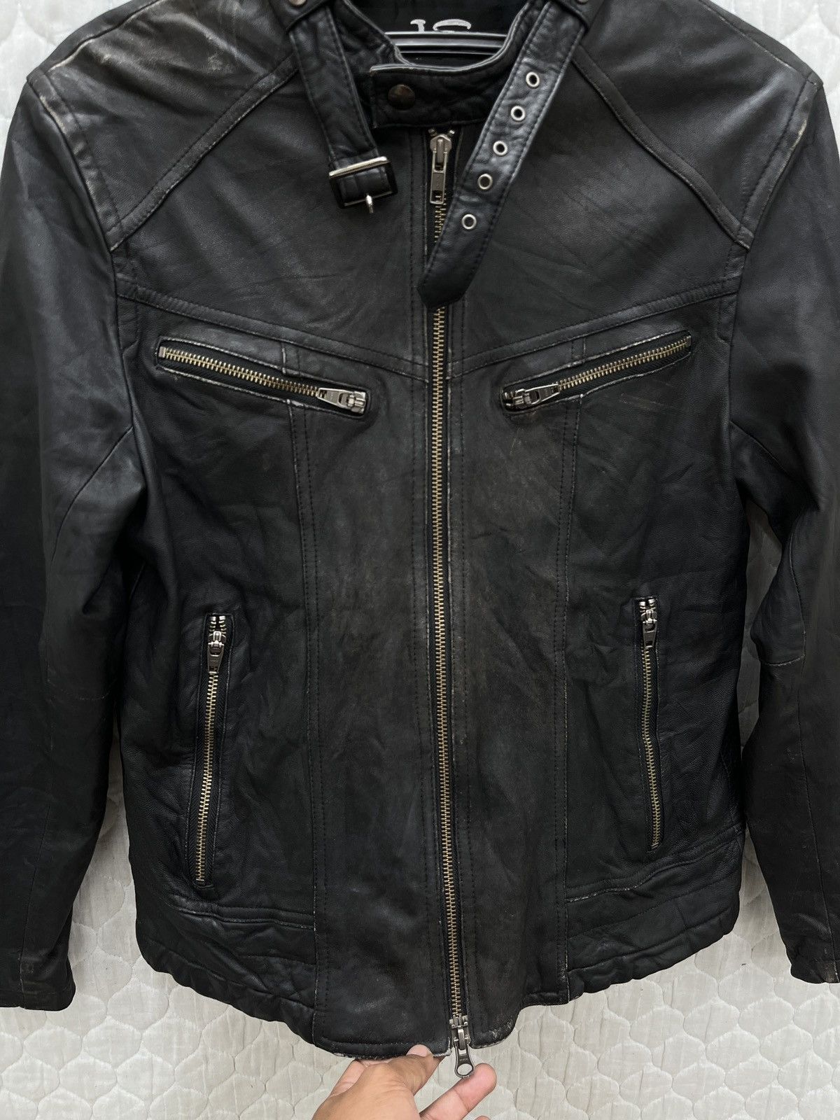 Japanese Brand 🔥🔥🔥STEALS JACKROSE LEATHER JACKET Size S / US 4 / IT 40 - 14 Thumbnail