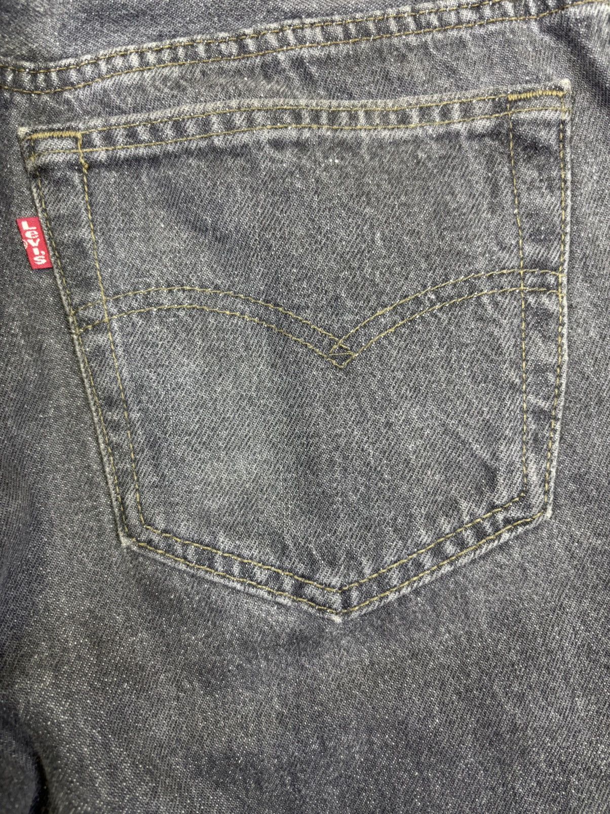 Levi's 💥Archival💥Vintage Levis 501 Iconic Black Wash Denim F962 Size US 30 / EU 46 - 10 Thumbnail