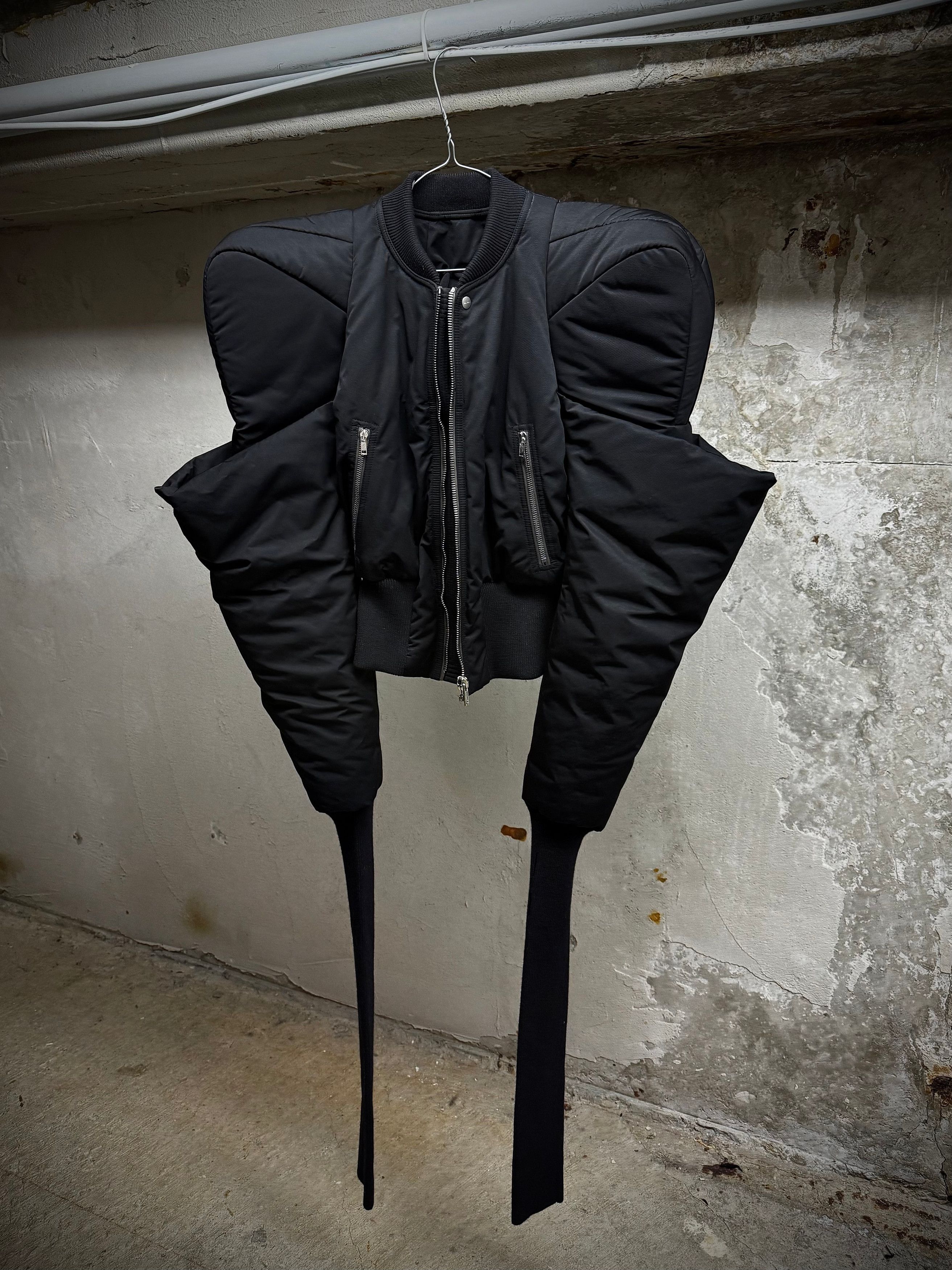 Rick Owens Rick Owens FW 16 MASTODON Silk Down Bomber Jacket | Grailed