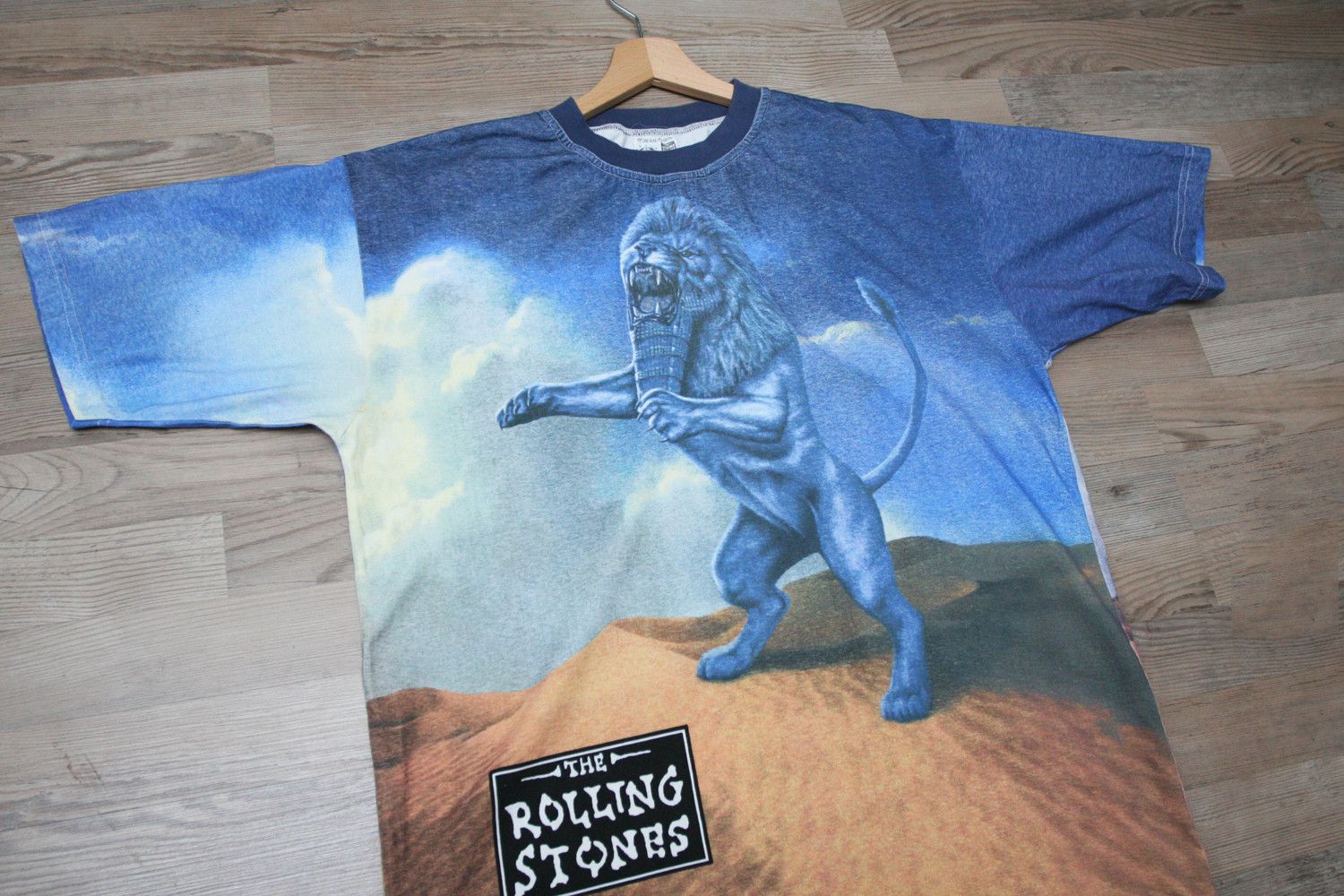 Band Tees Vintage 1998 Rolling Stones Bridges to Babylon AOP T Shirt Size US XL / EU 56 / 4 - 2 Thumbnail