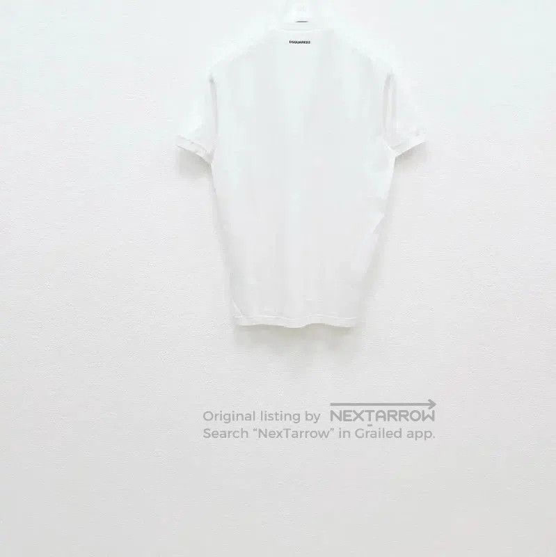 Dsquared2 DSQUARED2 Men's Summer White Cotton T-Shirt . Size US S / EU 44-46 / 1 - 2 Thumbnail