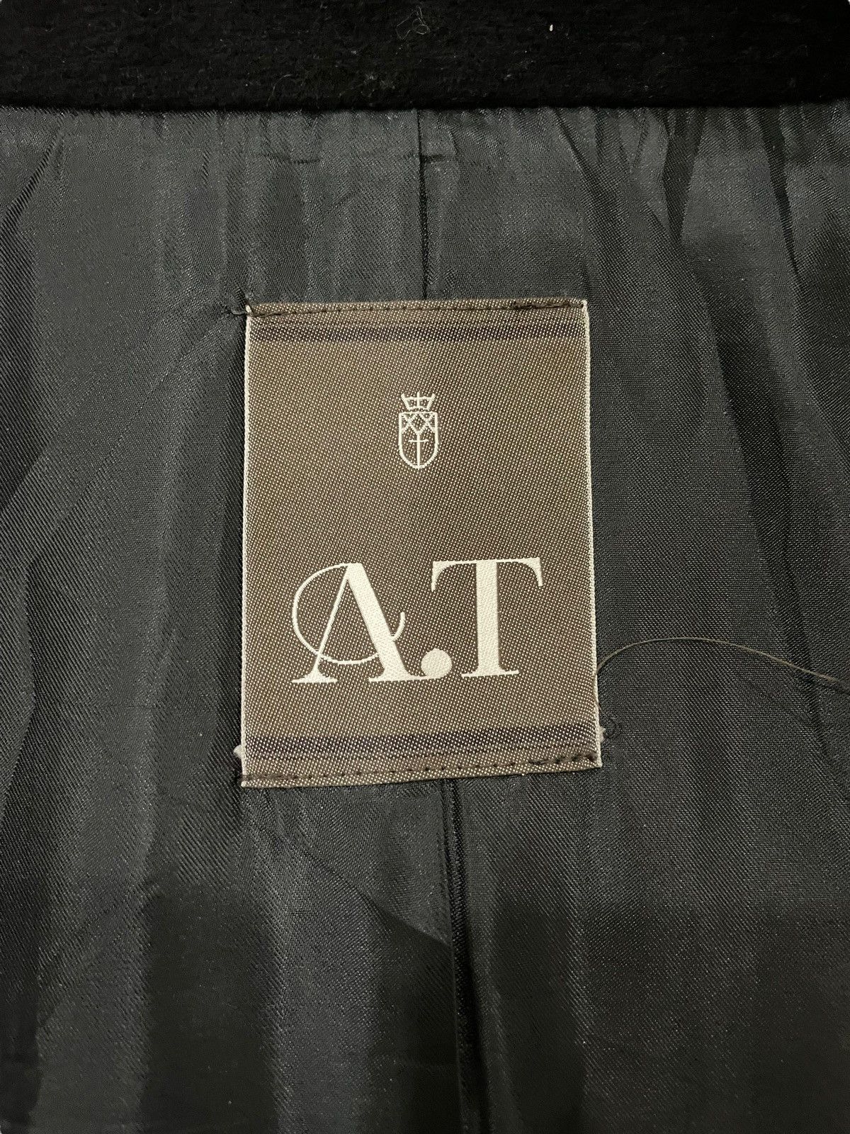 Japanese Brand × Yohji Yamamoto A.T. Atsuro Tayama Faux Wool Double Breasted Hooded Jacket Size US S / EU 44-46 / 1 - 14 Thumbnail