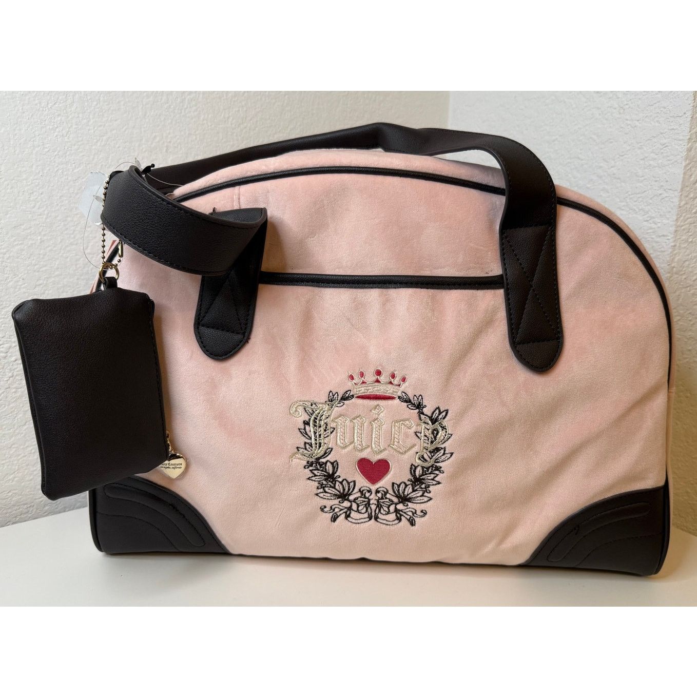 Juicy Couture Juicy Couture Heritage WEEKENDER Velour Powder Blush Size ONE SIZE - 2 Thumbnail