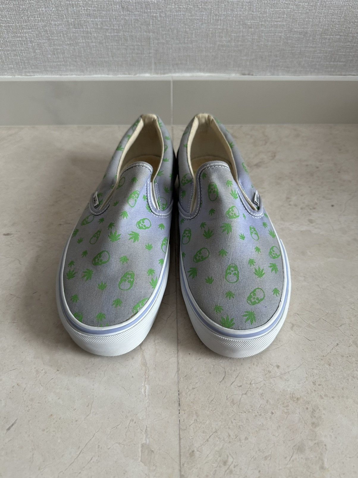 Vans Lucien Pellat-Finet Skull Marijuana Slip on Size US 9 / EU 42 - 2 Thumbnail