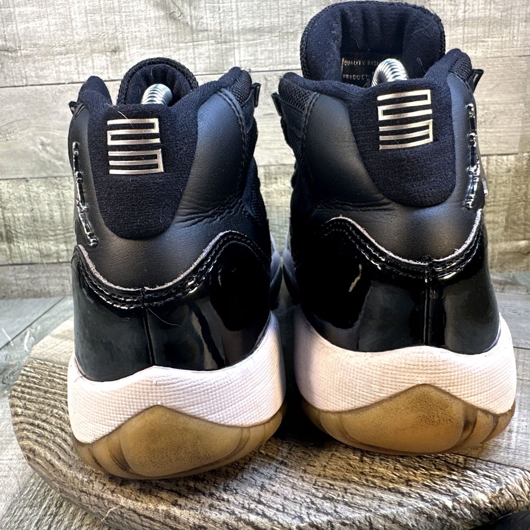 Nike Nike Air Jordan 11 GS Jubilee 25th Anniversary 378038-011 6.5Y Womens 8 Black Sneaker Size US 8 / IT 38 - 6 Thumbnail