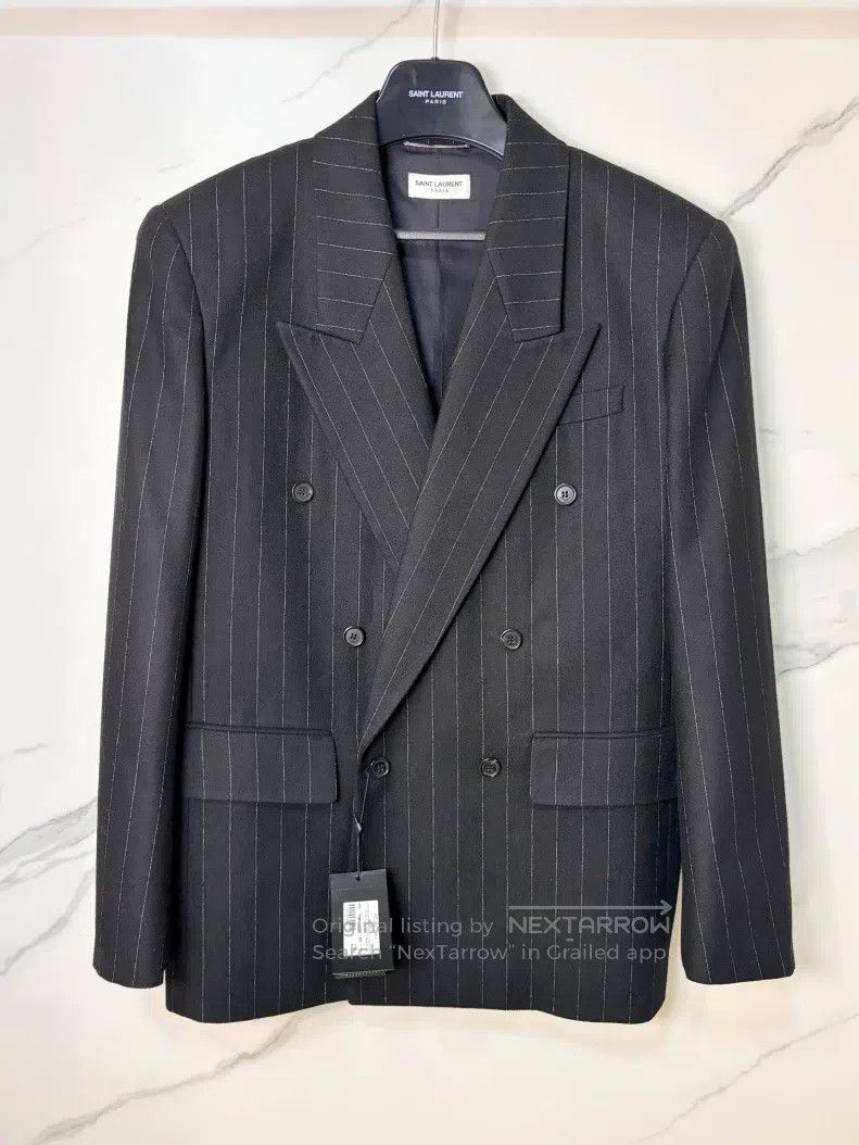 Saint Laurent Paris Saint Laurent Paris Double-Breasted Men's Suit Size US L / EU 52-54 / 3 - 1 Thumbnail