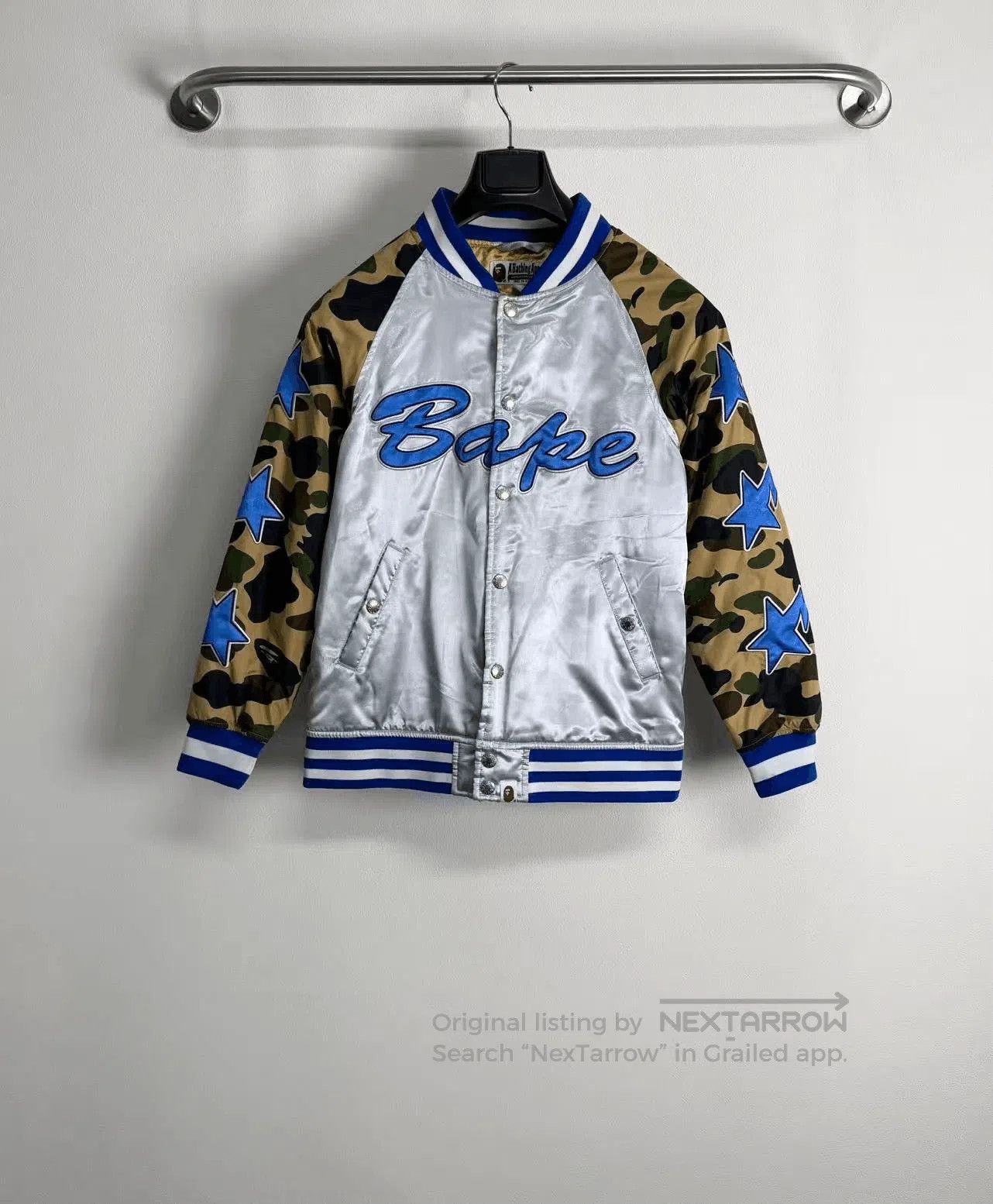 Bape Bape Camo Embroidered Shark Jacket. Size US XS / EU 42 / 0 - 1 Thumbnail