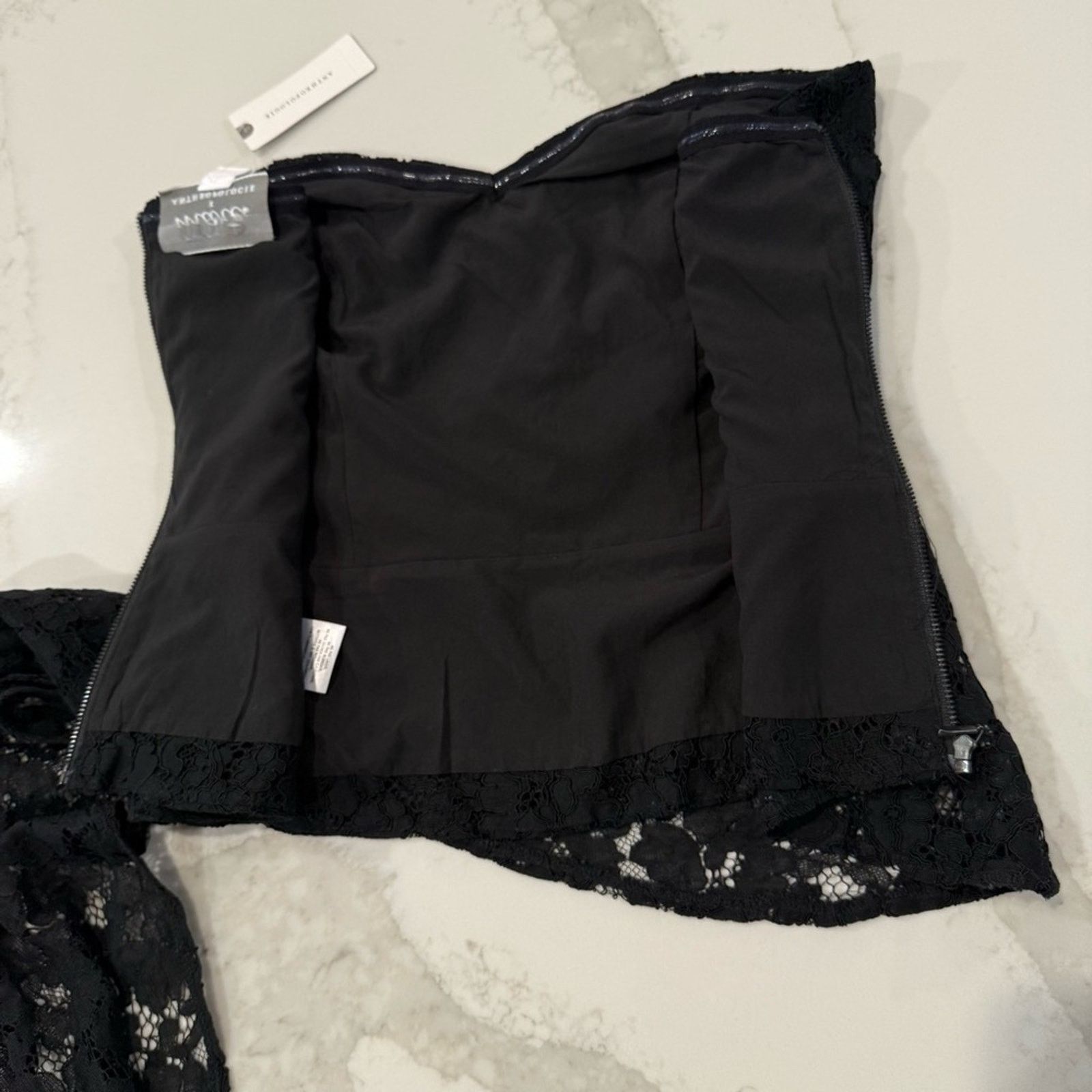 Anthropologie Mare Mare x Anthropologie NWT Corset Lace TubeTop Womens XS Size XS / US 0-2 / IT 36-38 - 10 Thumbnail