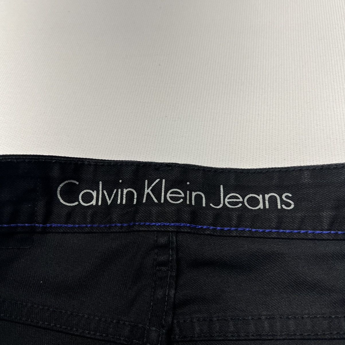 Calvin Klein Calvin Klein Jeans Black Slim Fit Regular Denim Pants Dark Size US 30 / EU 46 - 9 Thumbnail