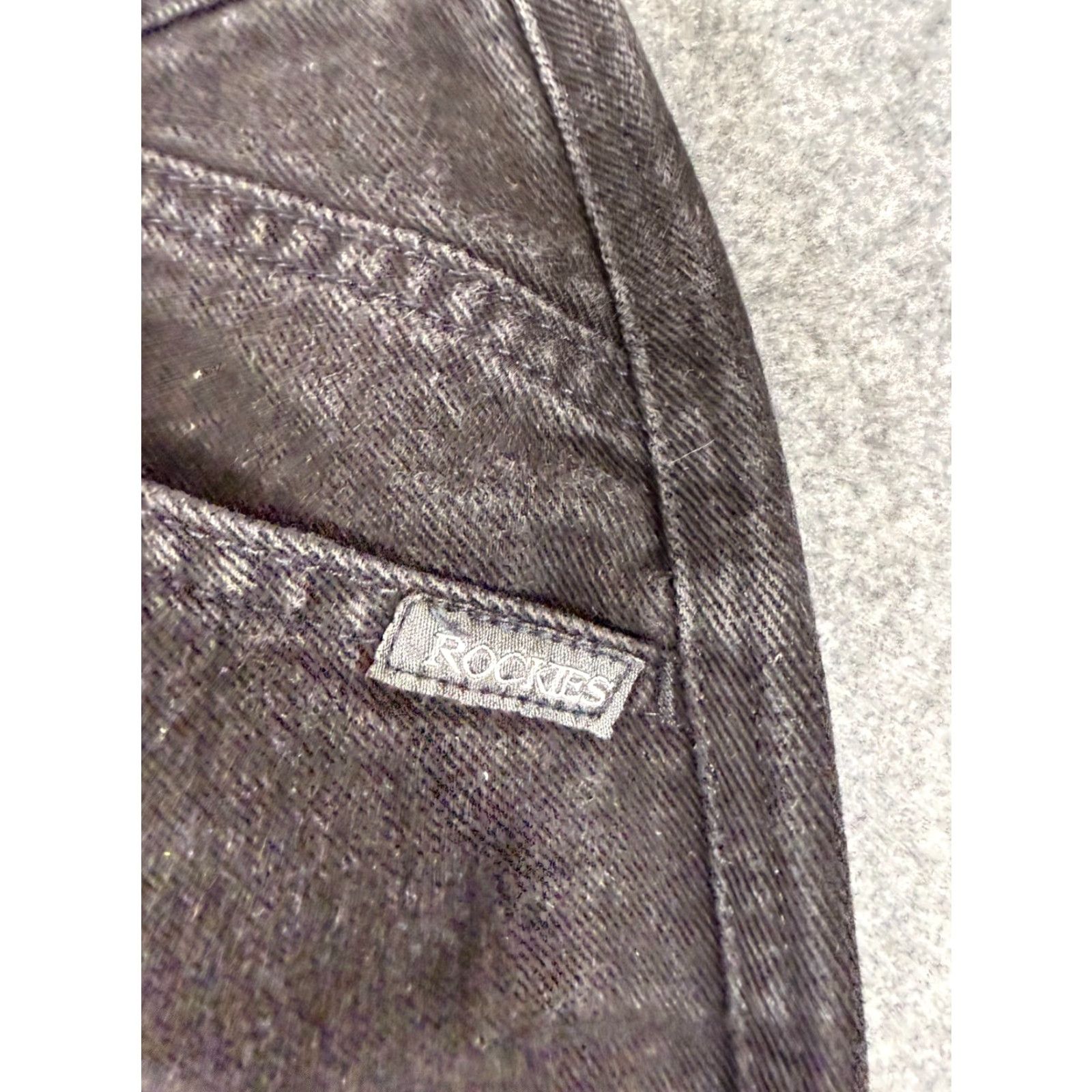 Vintage VINTAGE Rockies Rocky Mountain Jeans Womens 10 Black Denim 90s Western Bareback Pocketed Comfortable/ Breathable Womens 10 Black Rocky Mountain Jeans Size 27" / US 4 / IT 40 - 5 Thumbnail